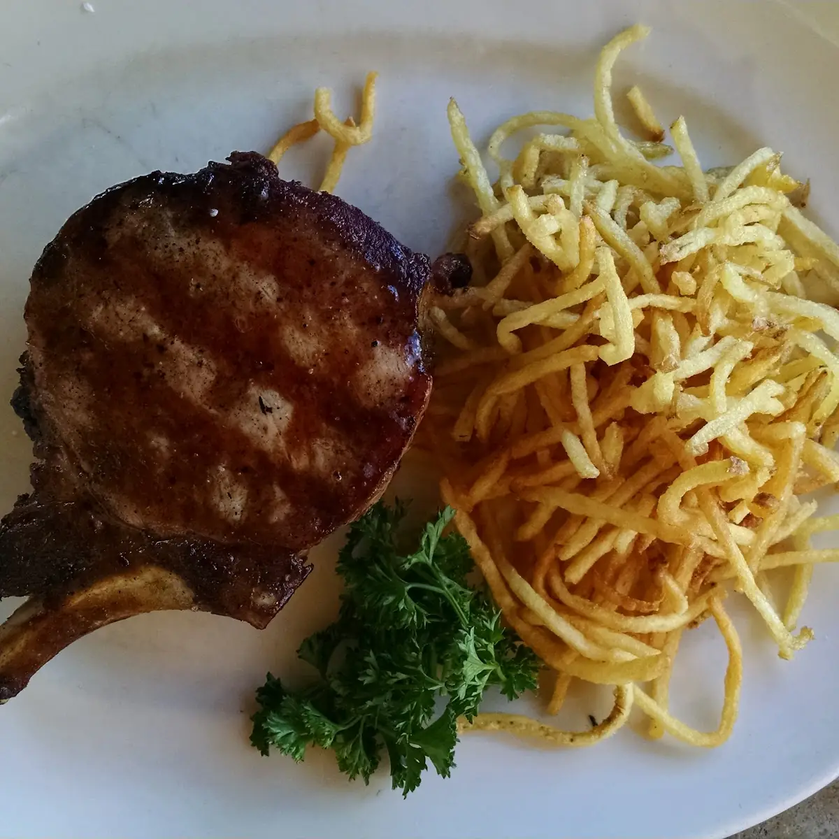 Double-Cut Pork Chop