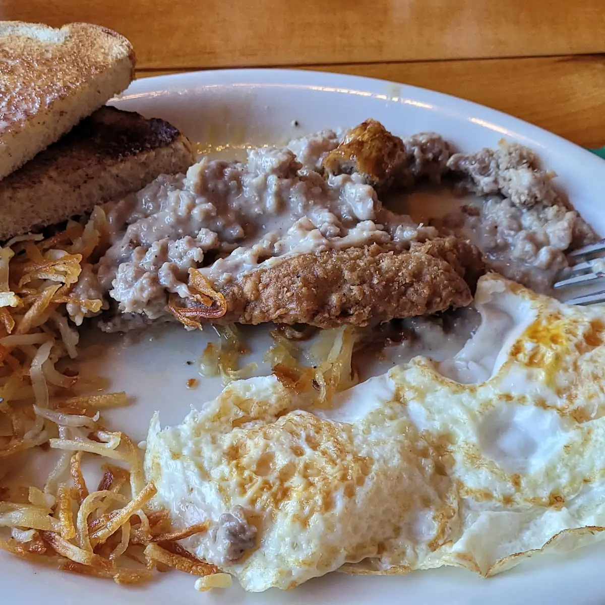 Country Fried Steak & Eggs