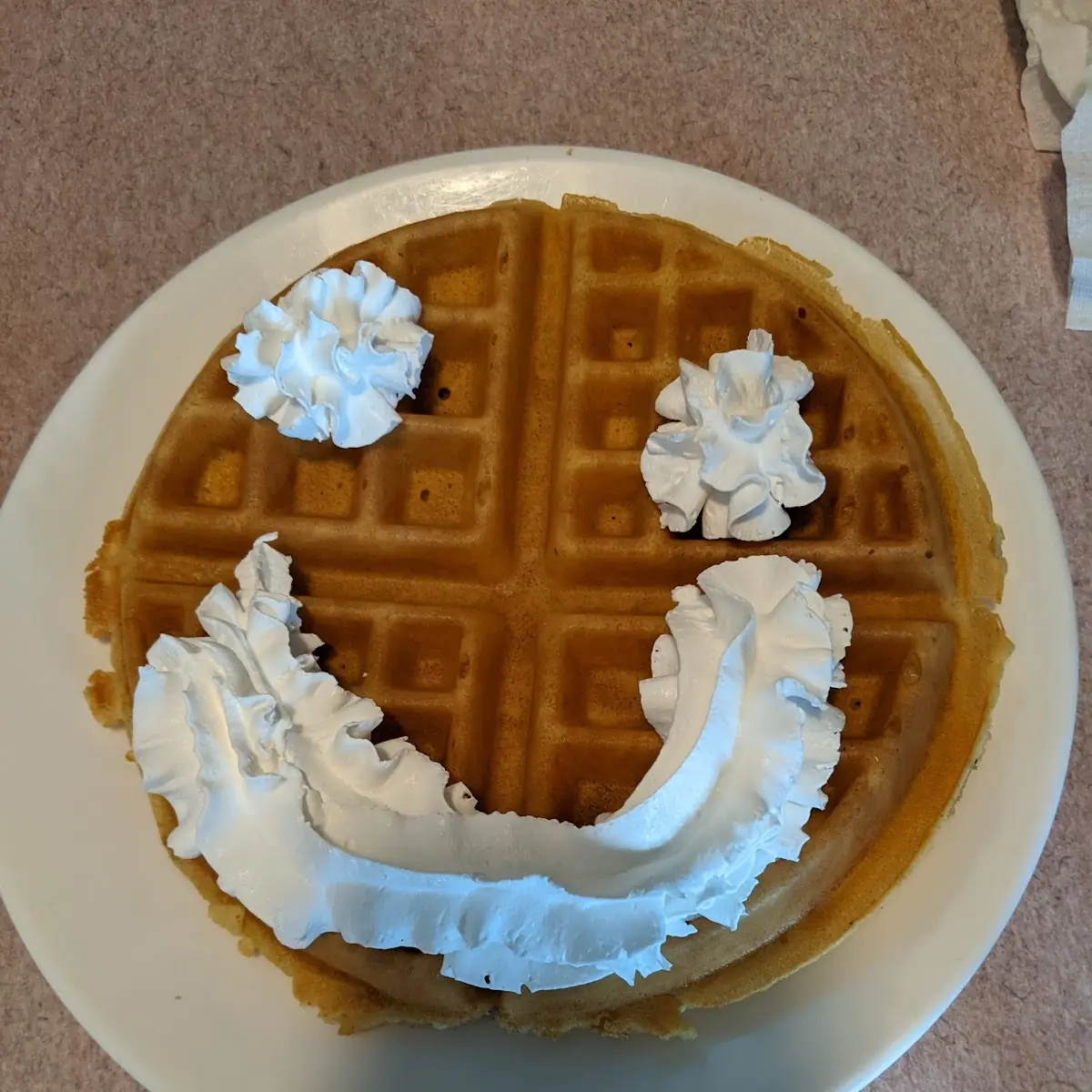 Belgian Waffle with Half N’ Half