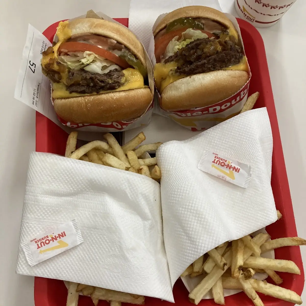 Hamburger Double Cheeseburger Combo