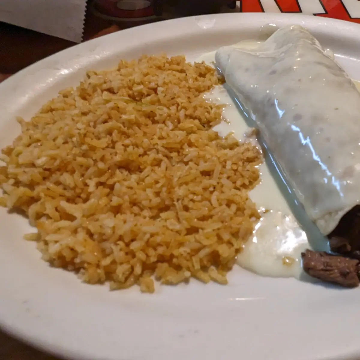 Rice Beans and Lettuce and Tomato