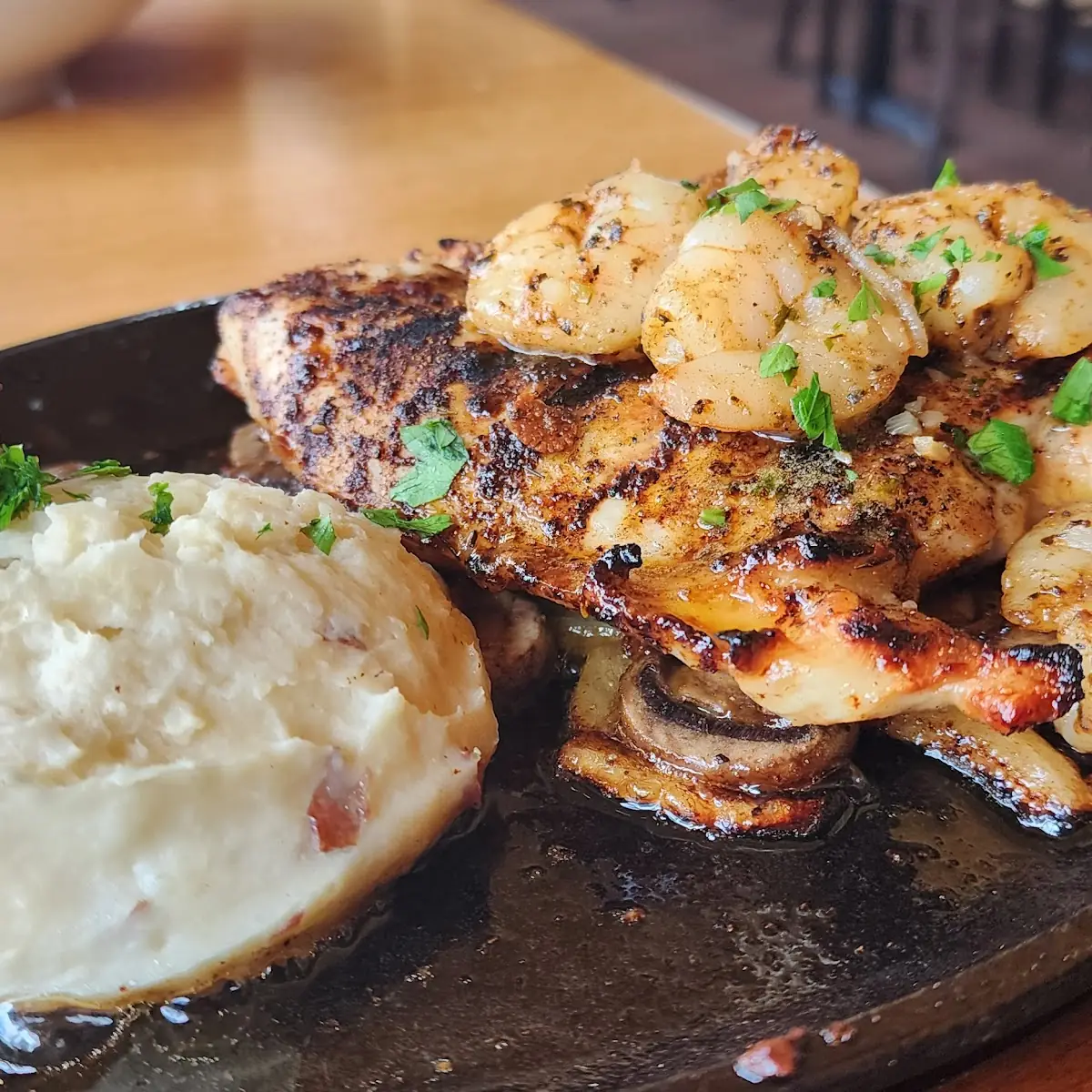 Sirloin Steak & Chicken