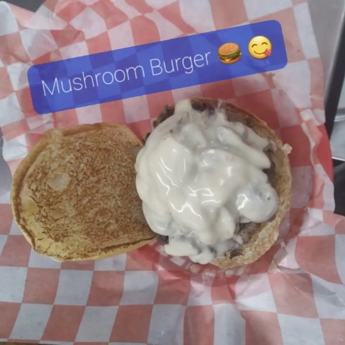 Mushroom Swiss Burger