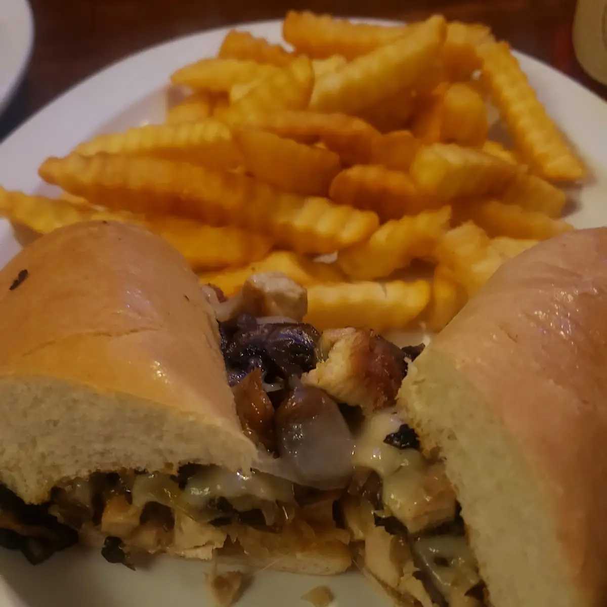 Philly Cheesesteak with Fries