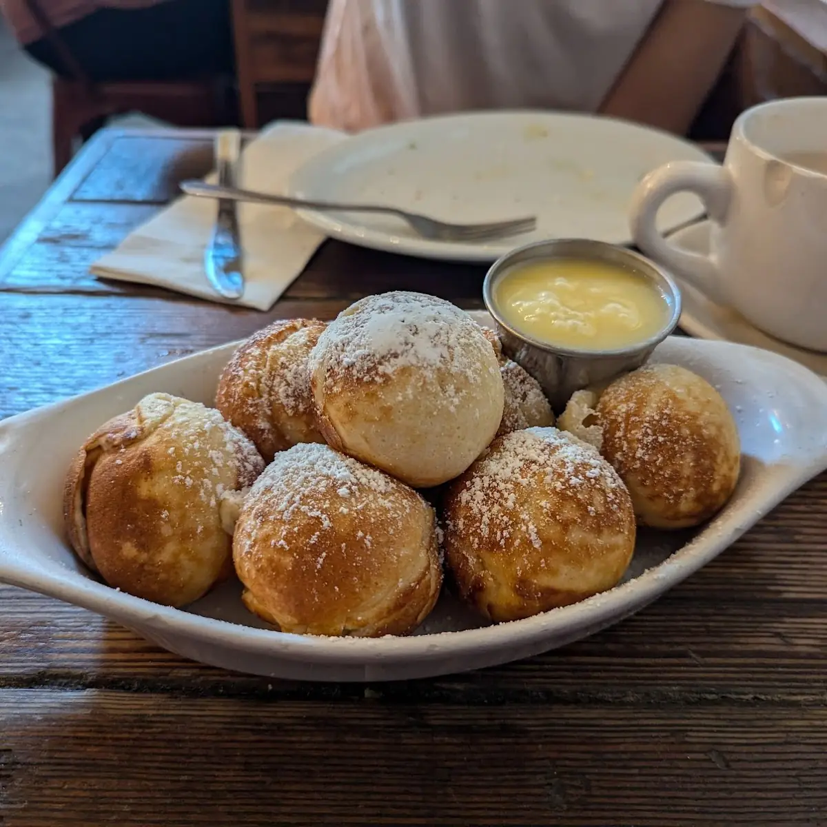 Aebelskivers with Lemon Curd