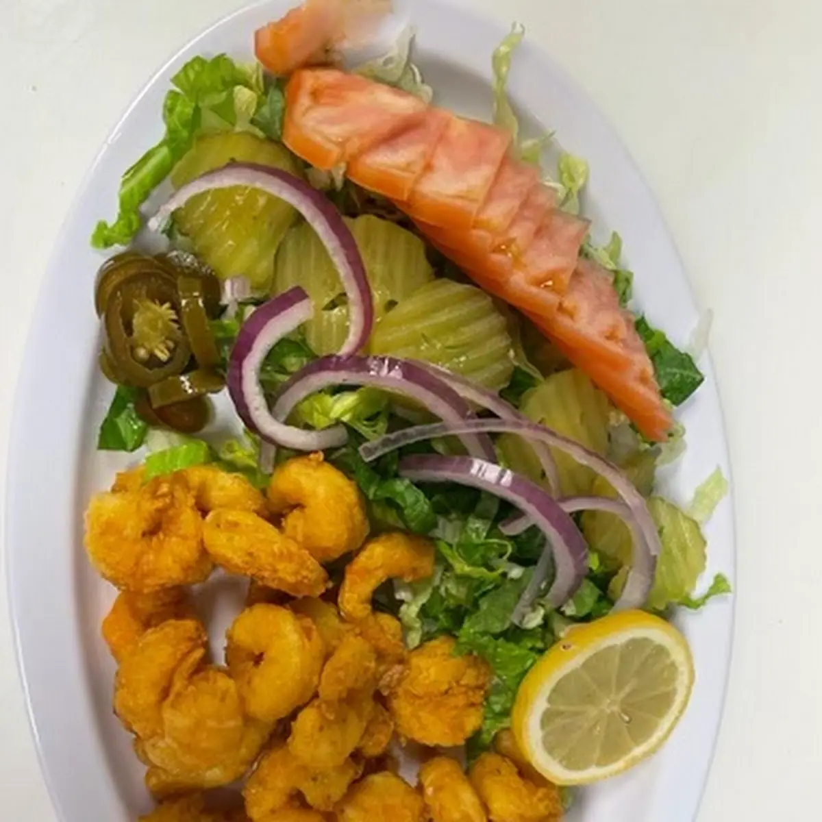 Fried Shrimp Salad