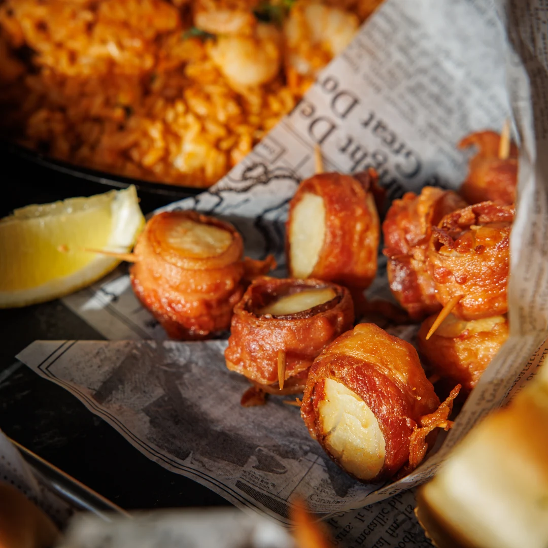 Bacon Wrapped Scallops