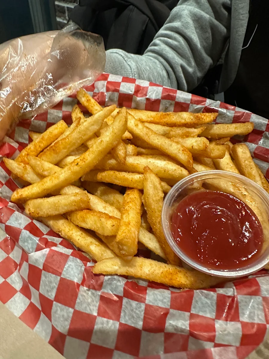 Includes Cajun Fries