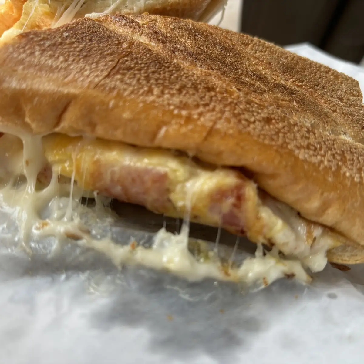 Ham Egg and Cheese Sandwich