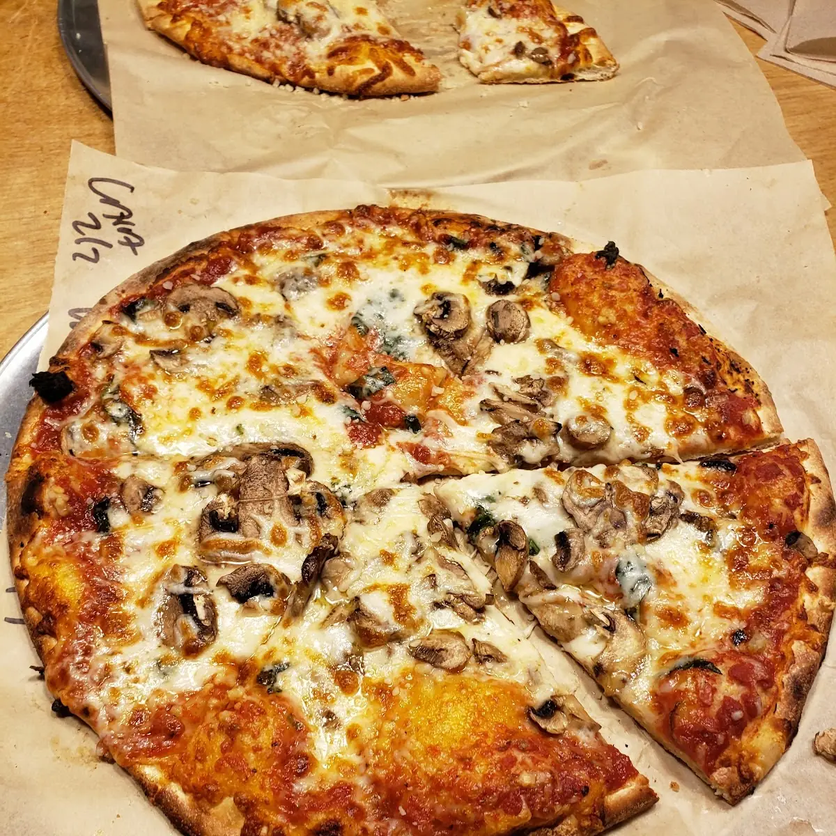 Cheese Pizza with Mushroom