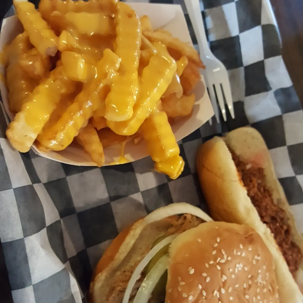 Hot Dog and Cheese Fries
