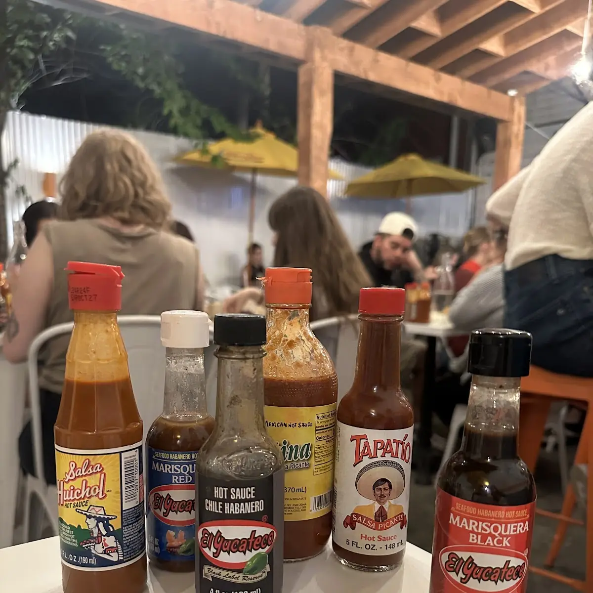 Mexican Hot Sauce Bottles