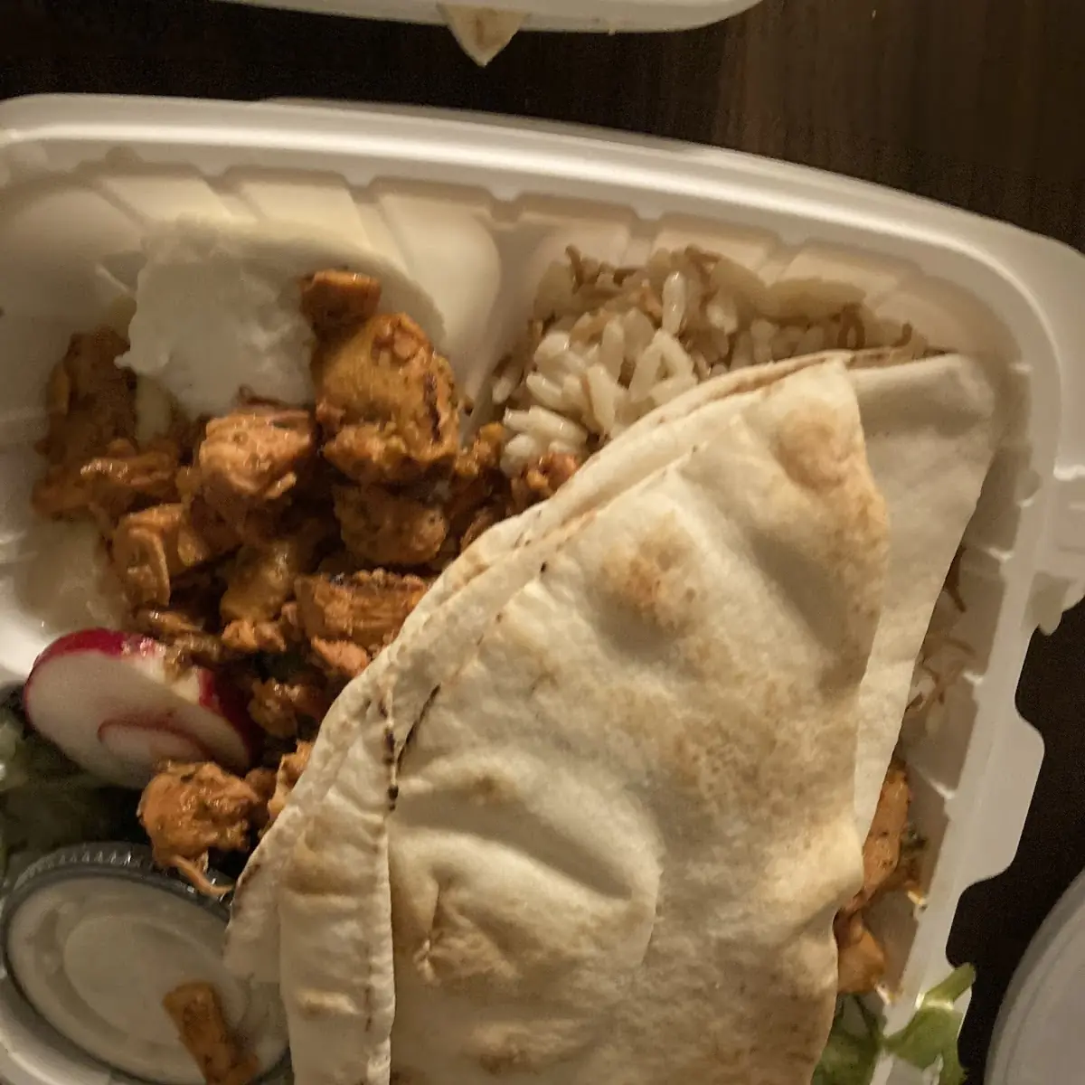 Chicken Rice Naan