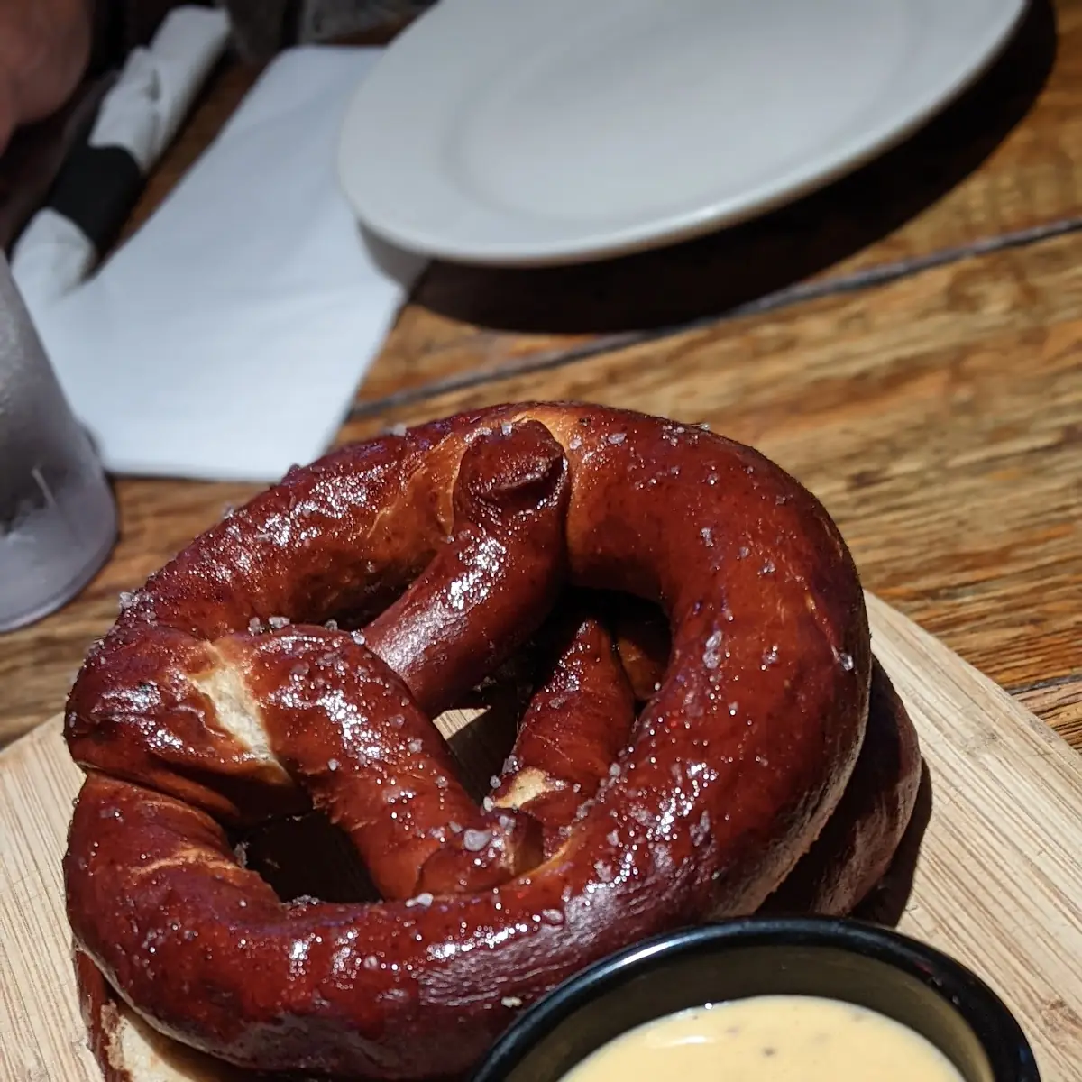 Pretzel with Beer Cheese