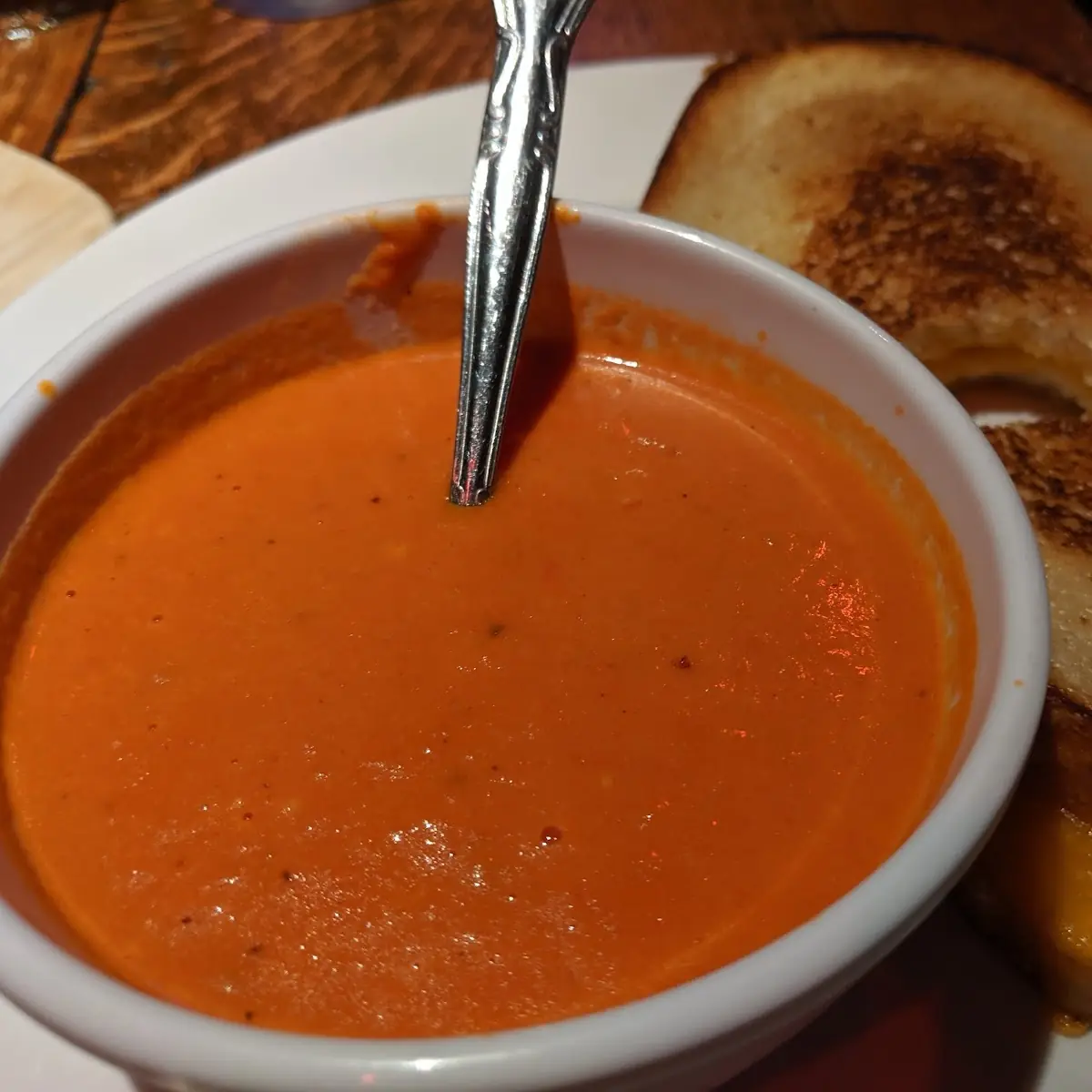 Tomato Bisque and Grilled Cheese