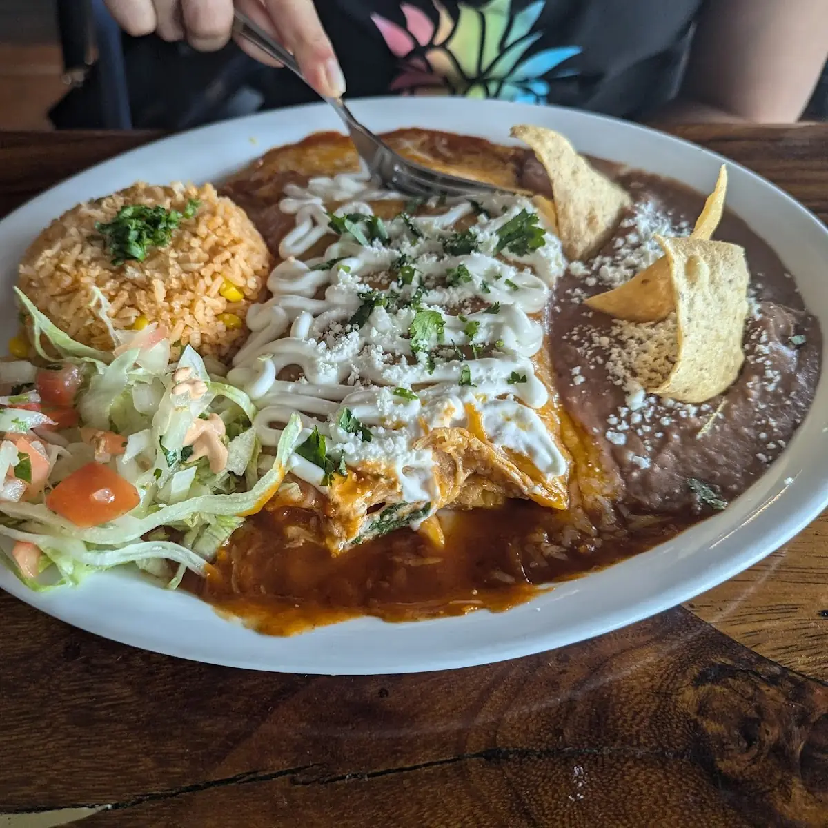 Mole Enchiladas