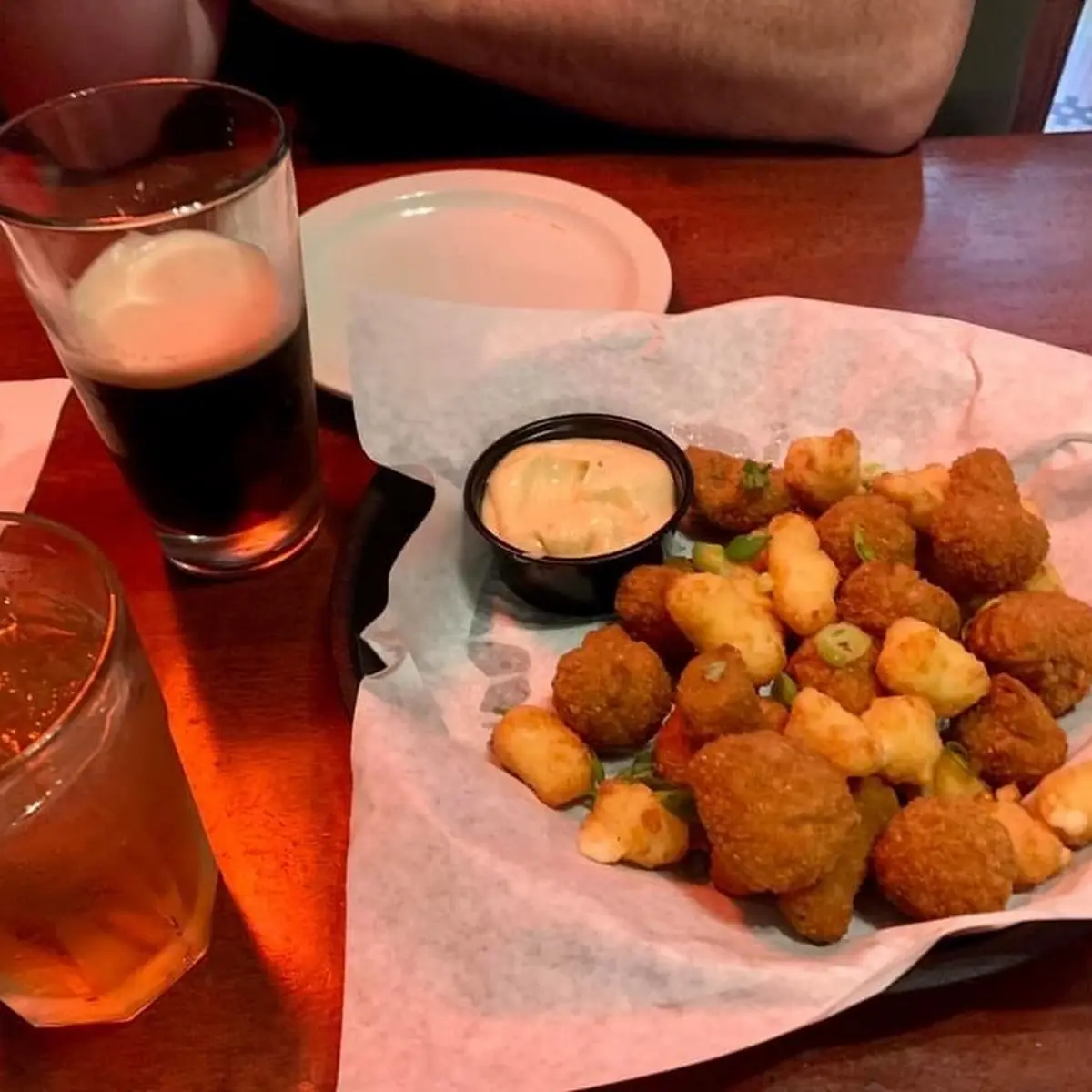 Fried Mushrooms and Cheese Curds