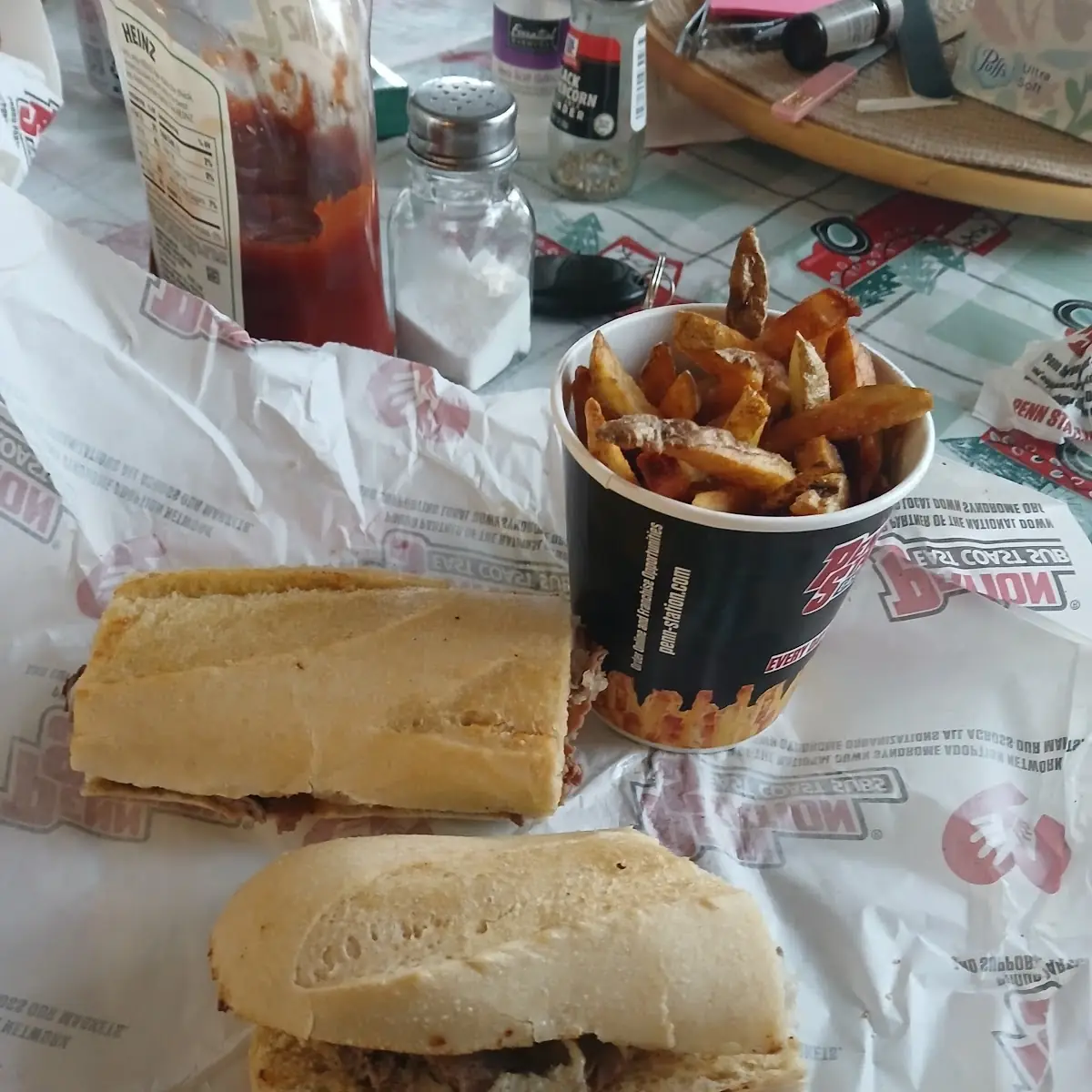 Philly Cheese Steak and Fresh Cut Fries