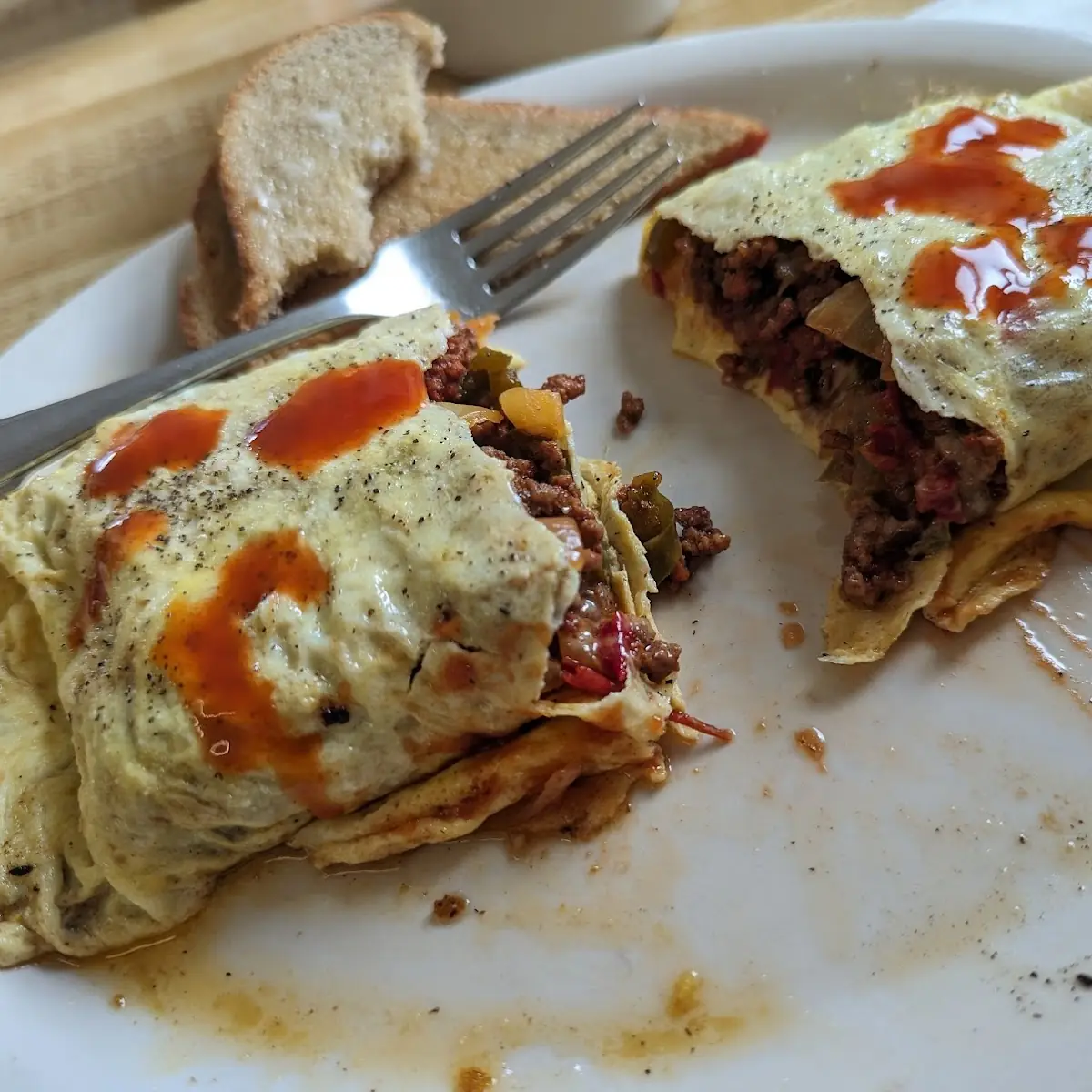 Chop Cheese Omelette