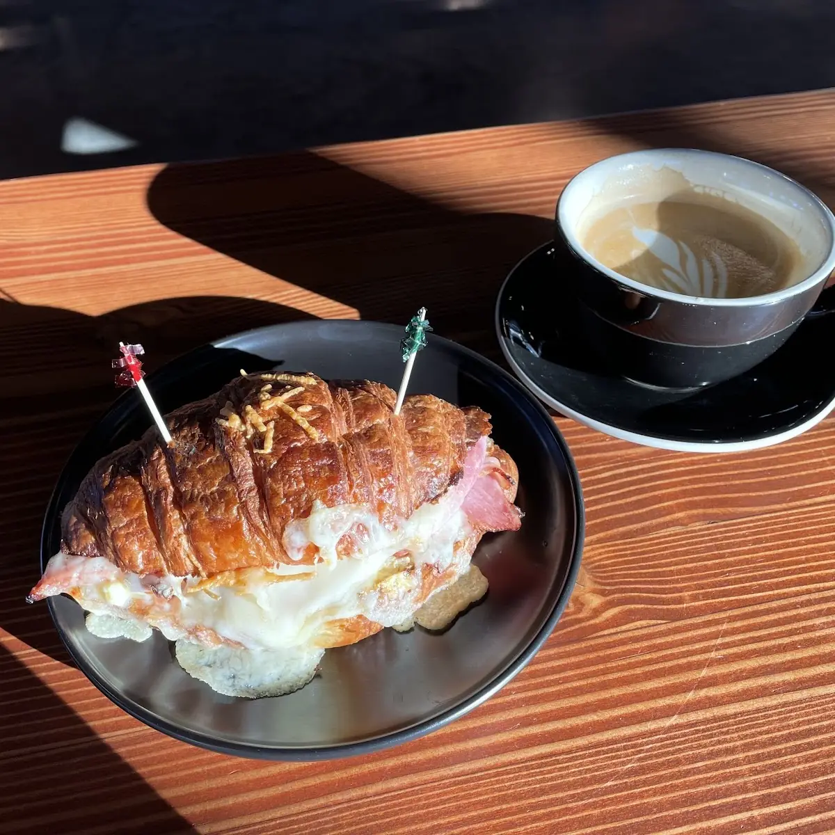 Ham Egg & Cheese Croissant