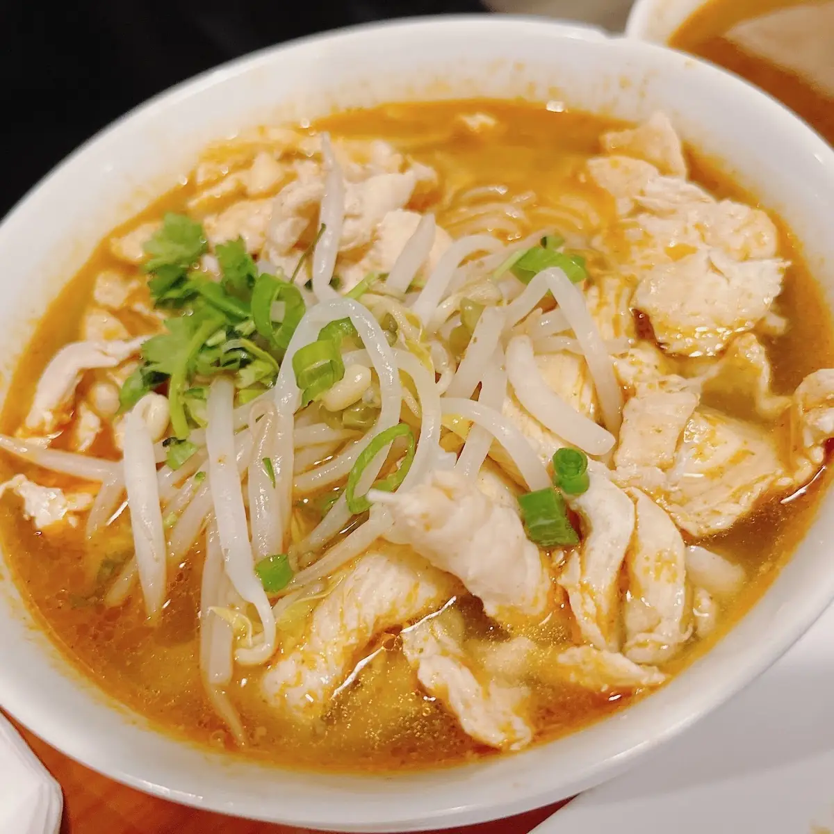 Burmese Chicken Coconut Noodle Soup