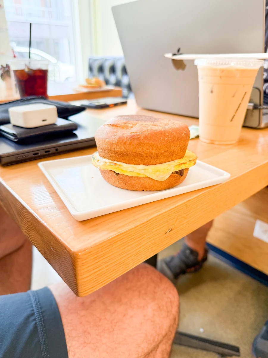 Steak and Egg Breakfast Sandwich