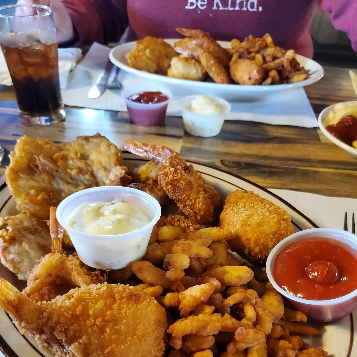 Deep Fried Seafood Platter