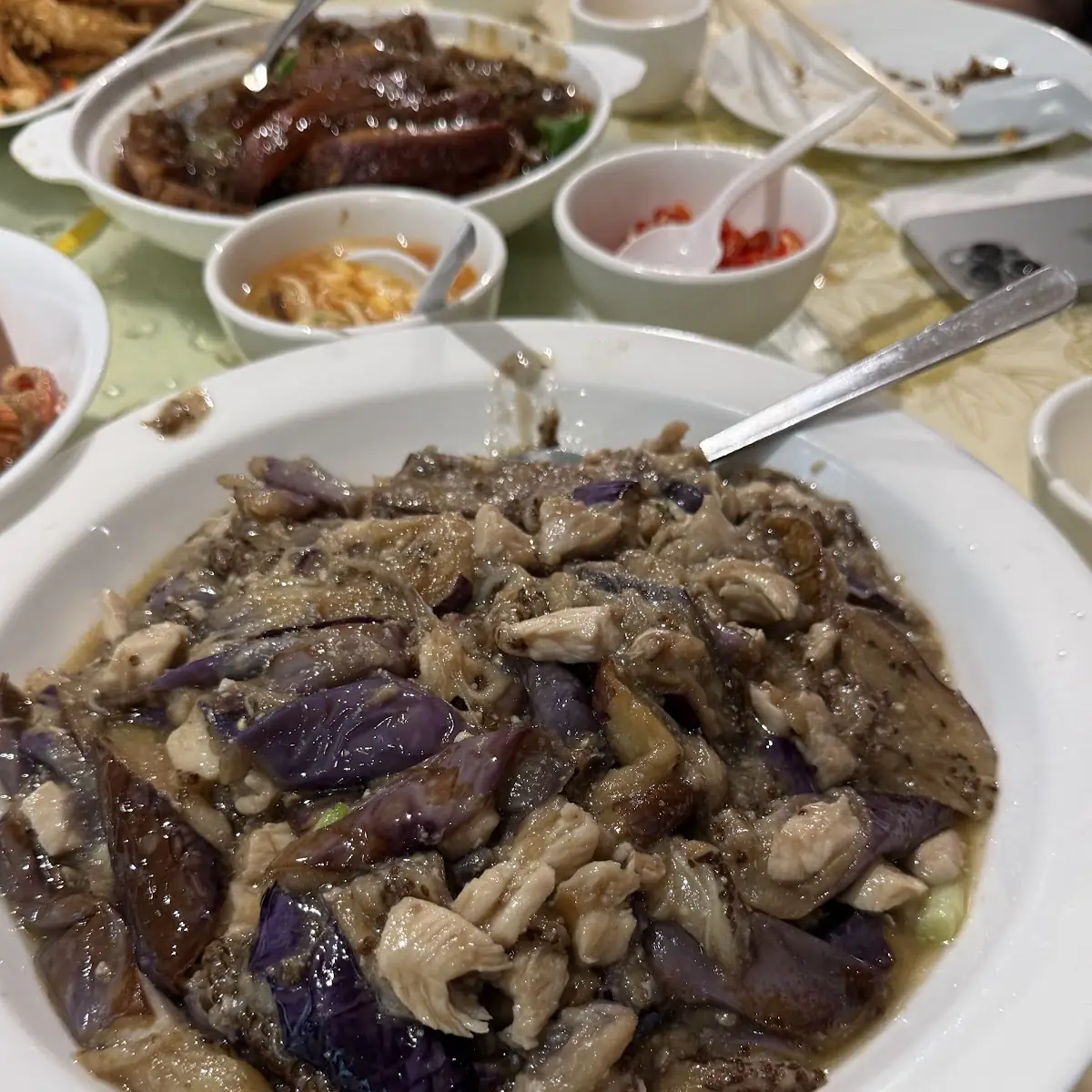 Chicken w Eggplant & Salted Fish