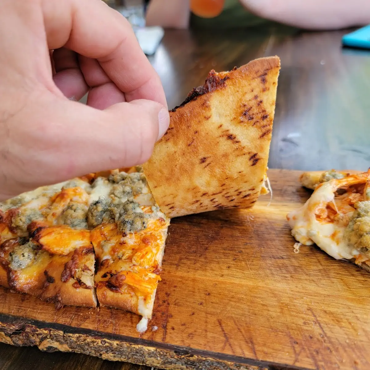 Butter Chicken Flatbread Pizza