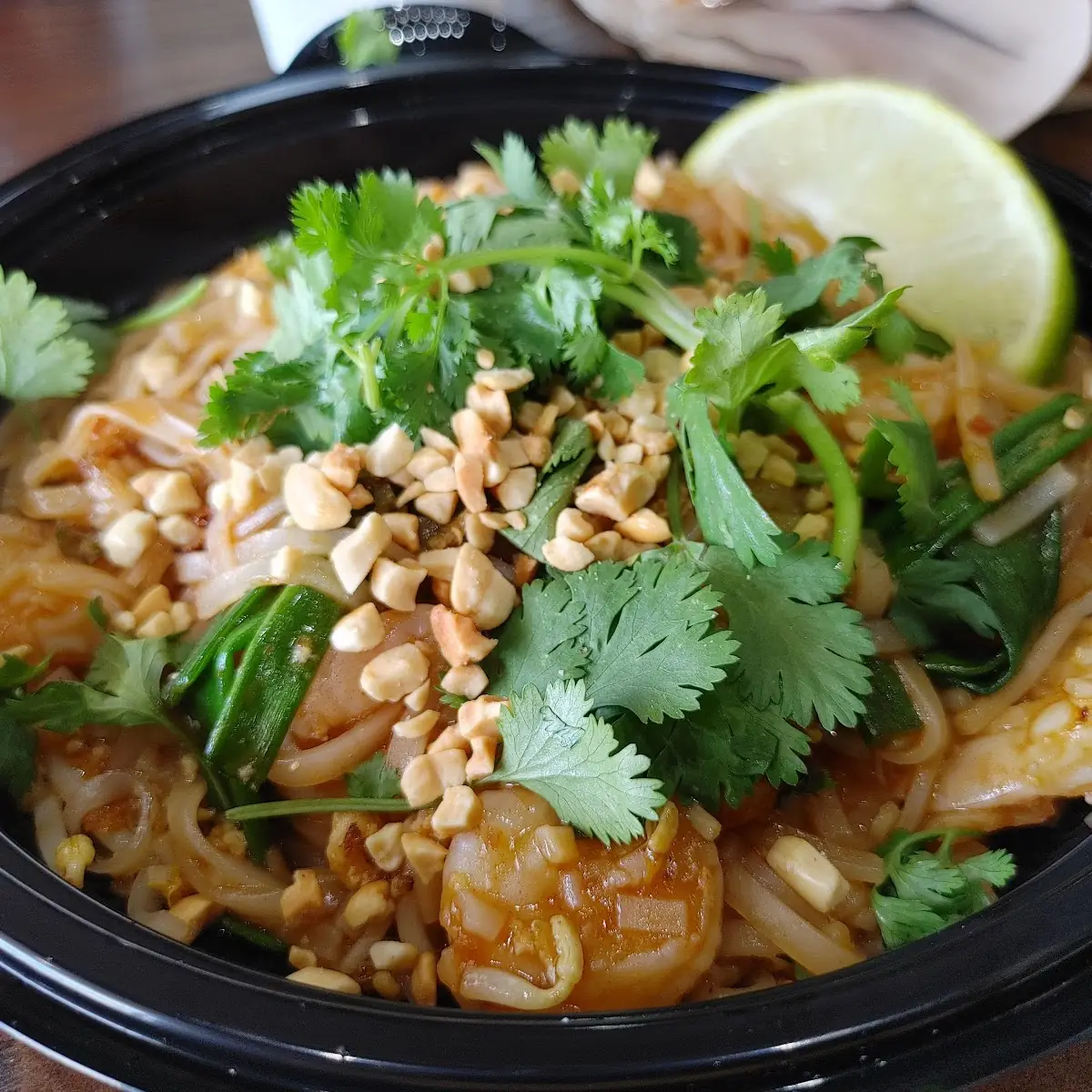 Chicken Pad Thai Chicken Lettuce Wrap
