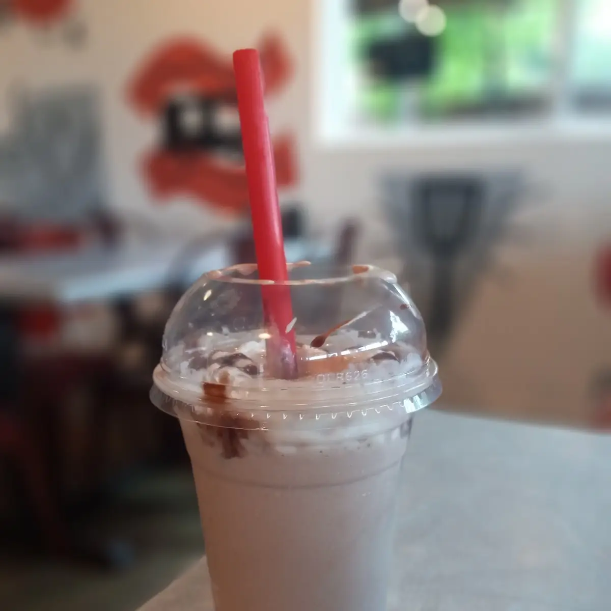 Chocolate Shake with Wipe Cream