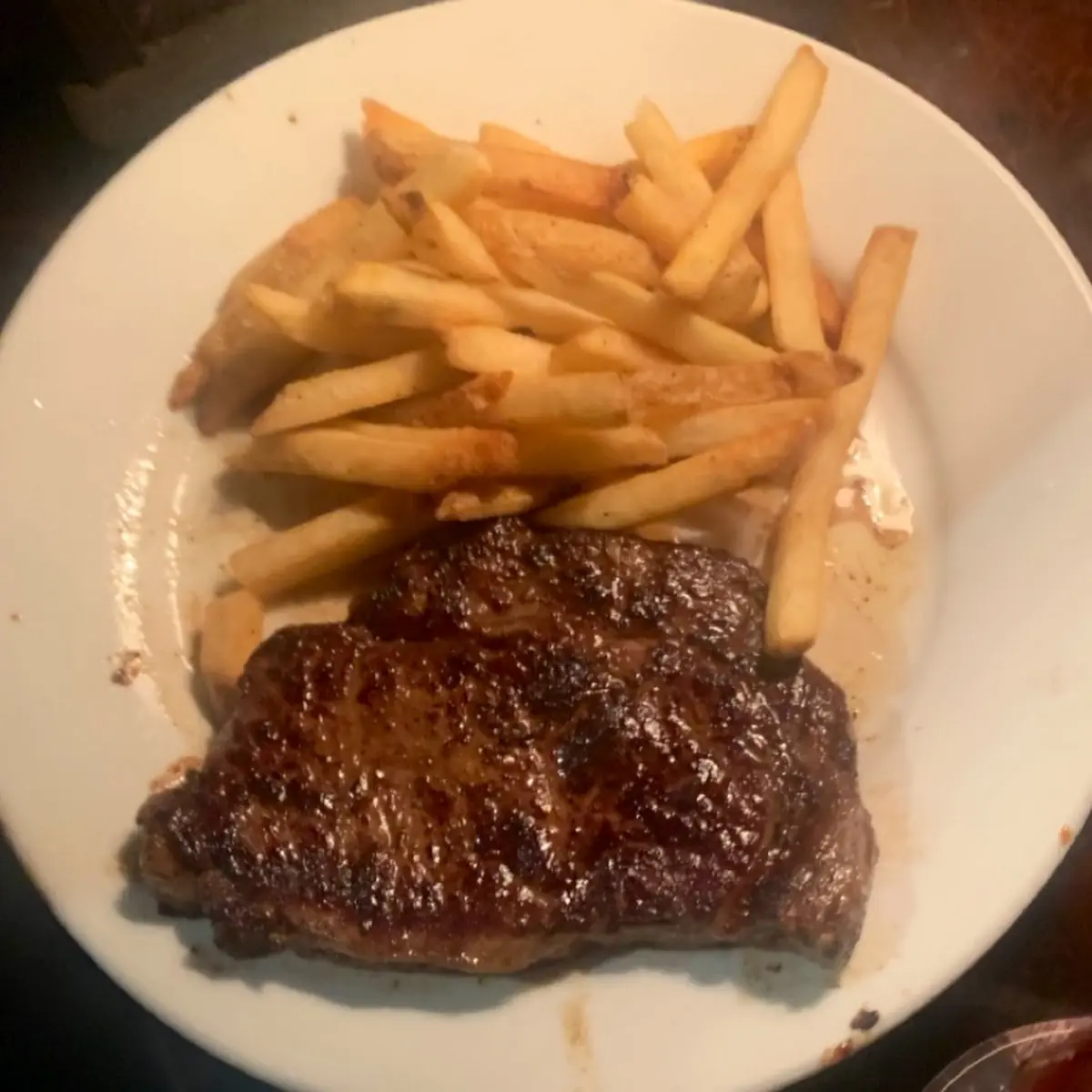 Ribeye Steak with Fries