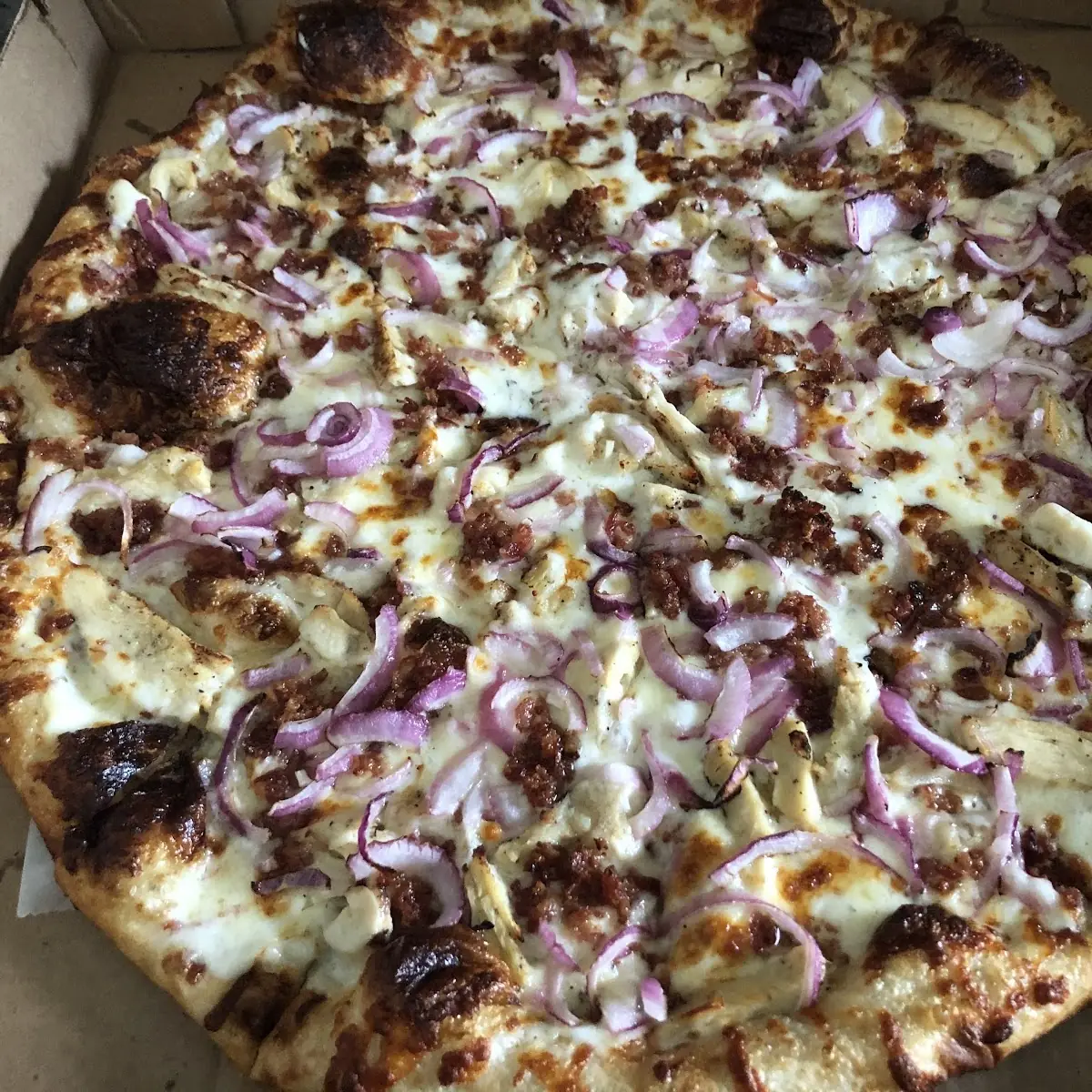 Chicken Bacon Ranch Pizza