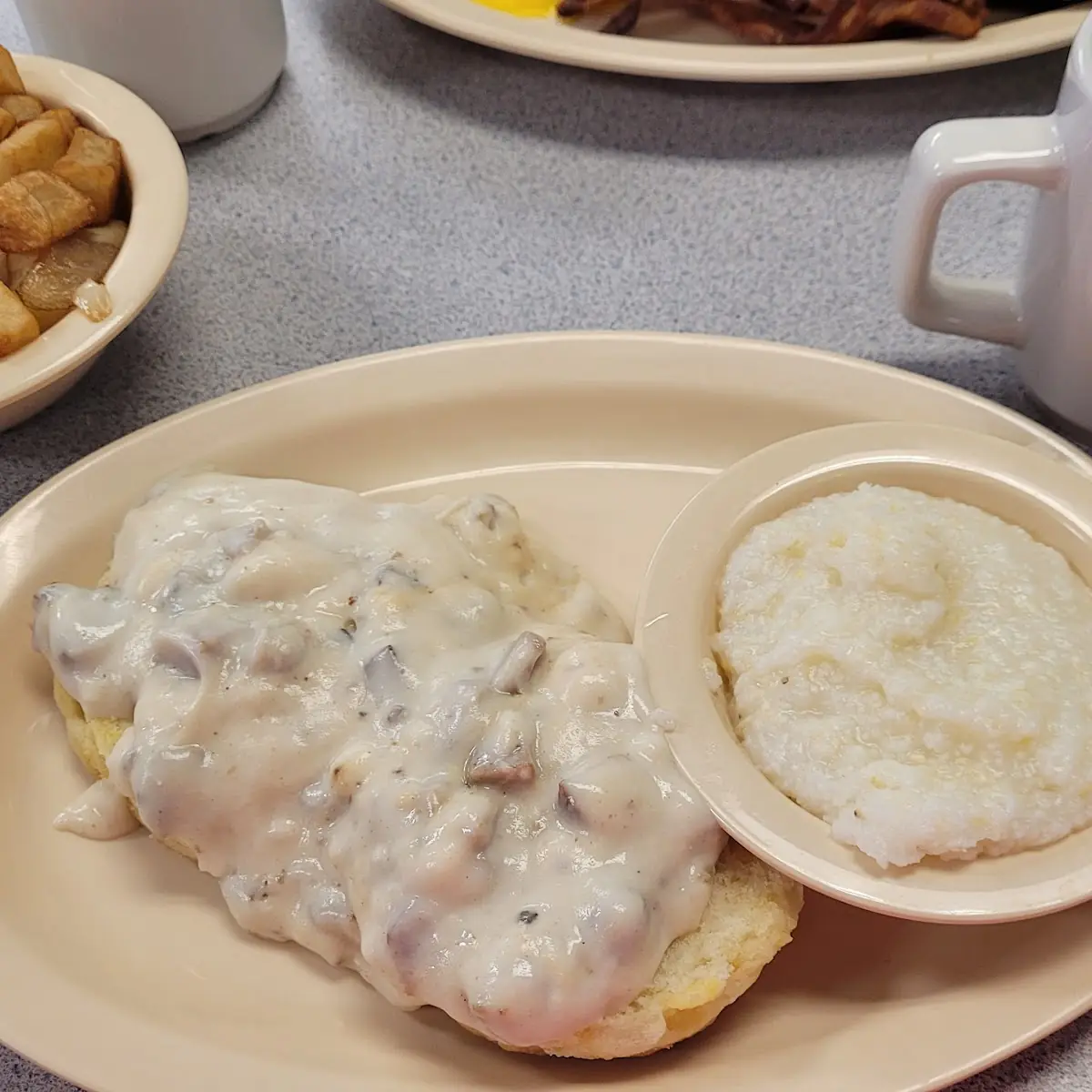 Sausage Gravy Biscuit