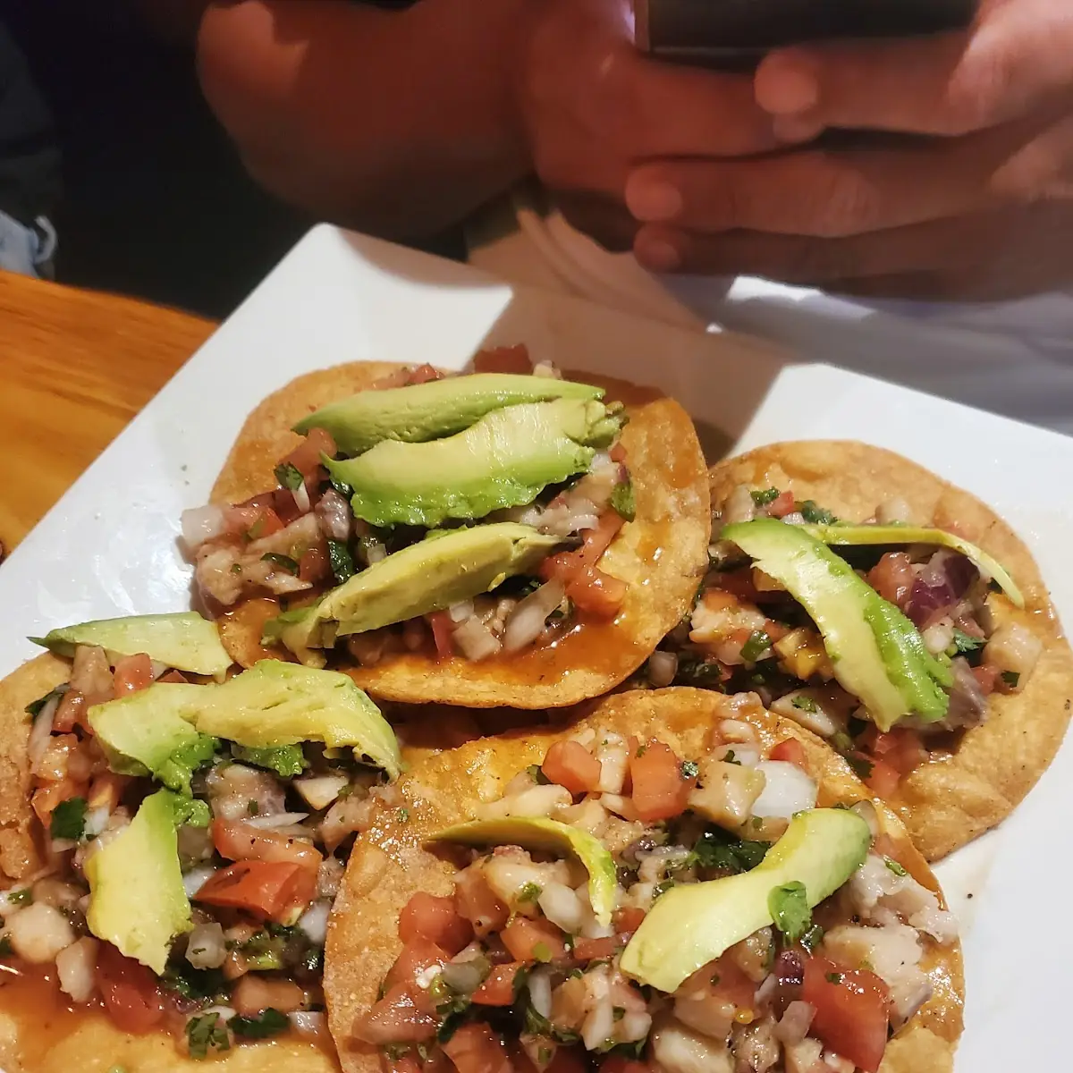 Tostada De Ceviche Mixto
