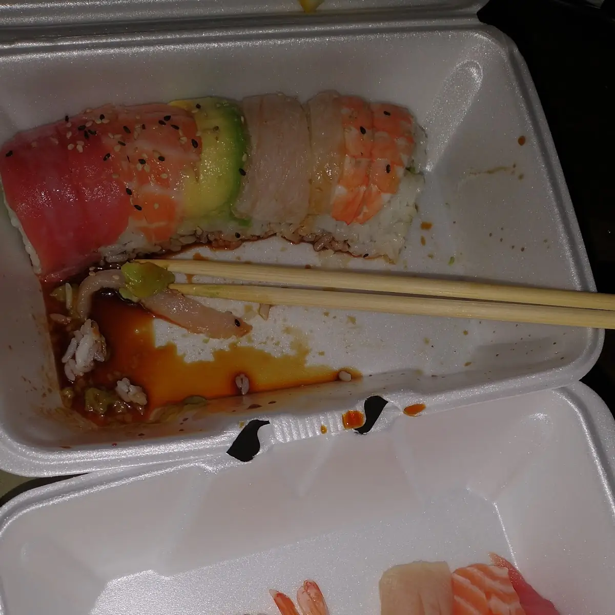 Spicy Tuna Inside Soy Paper