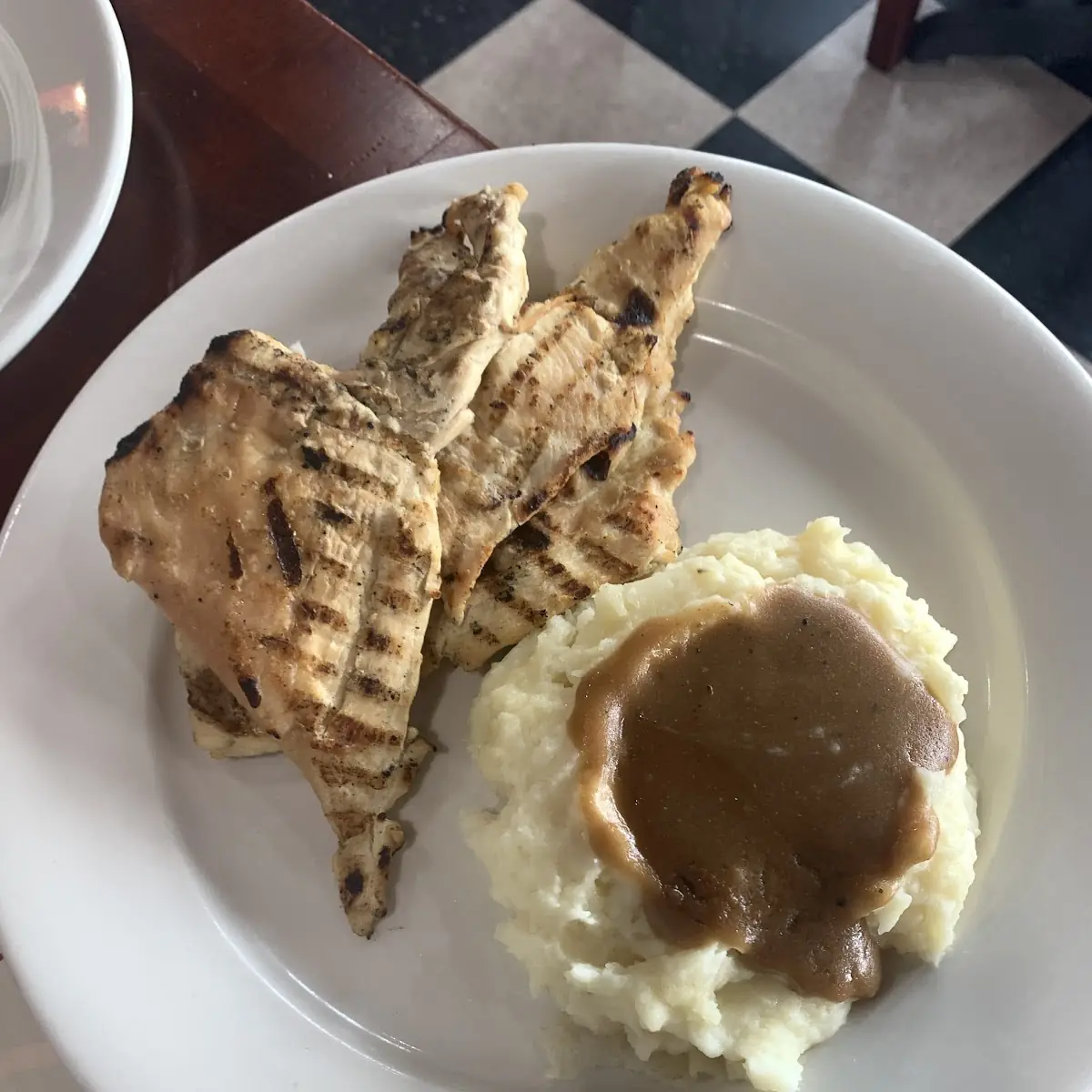 Grilled Chicken with Mash
