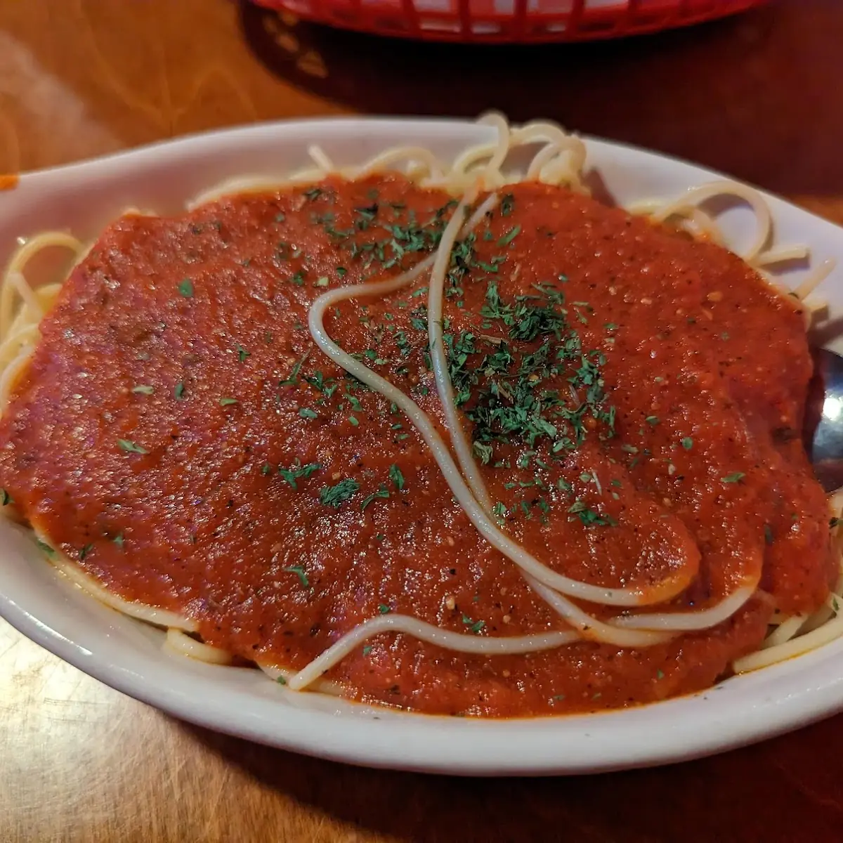 Veal Parmesan with Pasta
