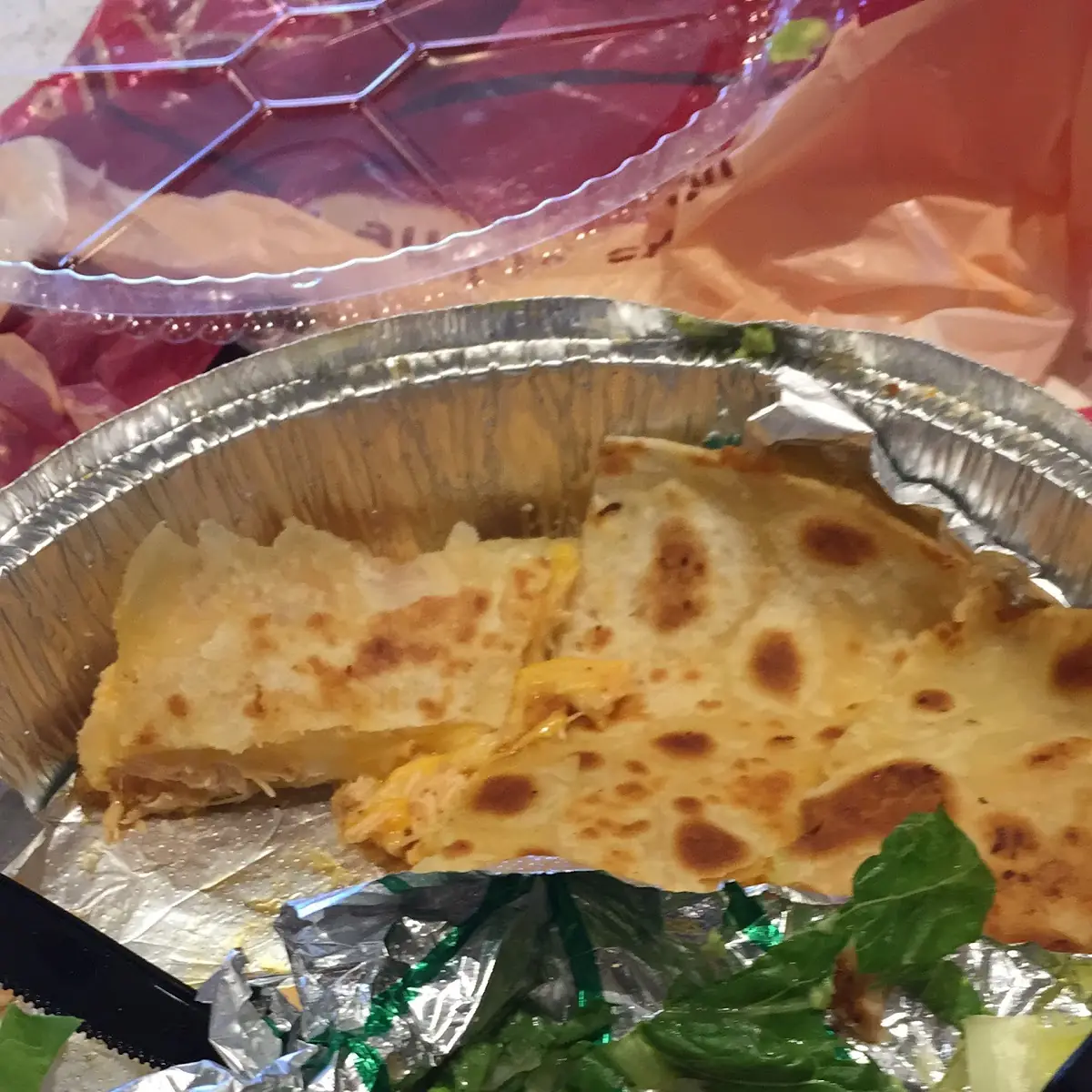 Fire Grilled Salmon Quesadilla