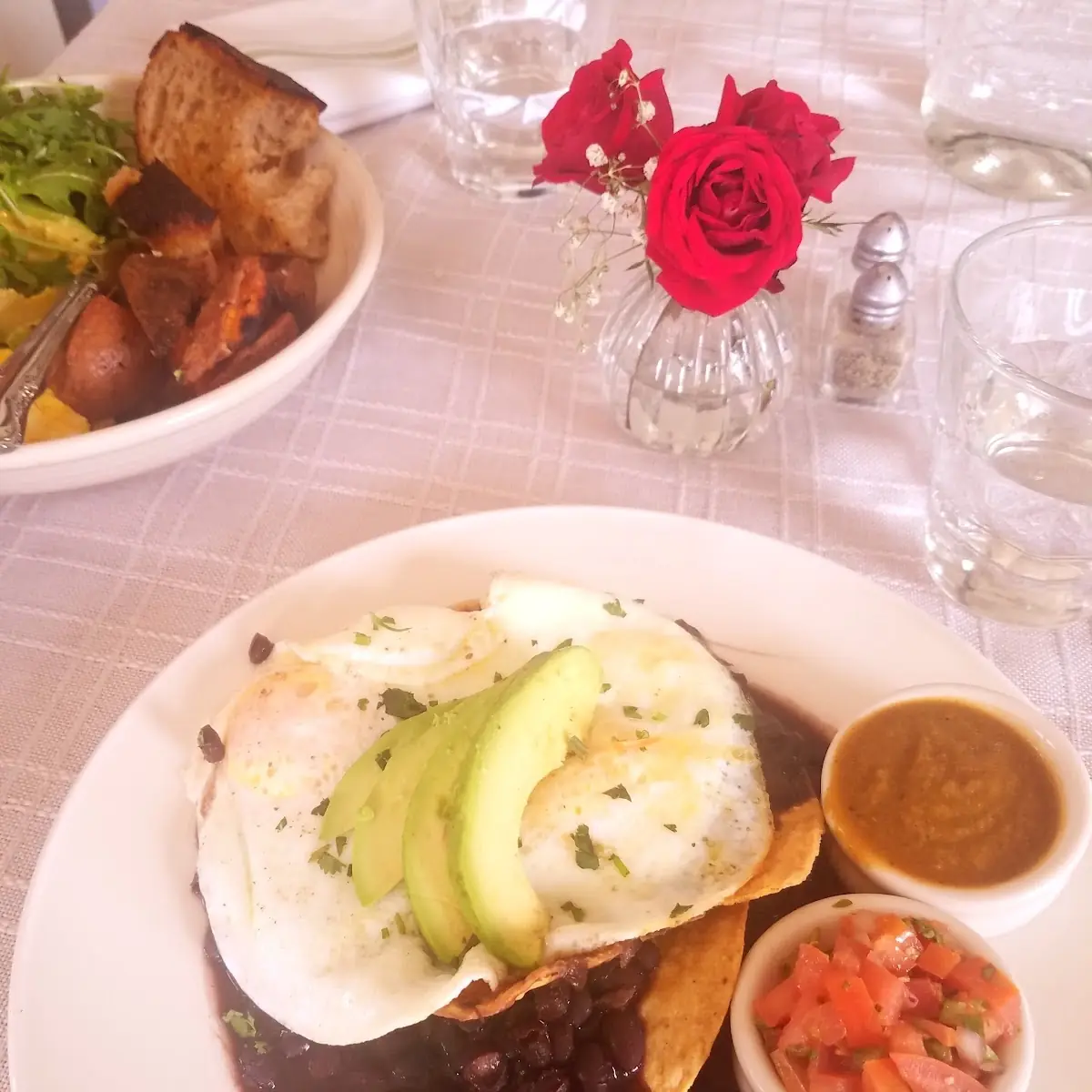 Huevos Rancheros With Avocado Salsa