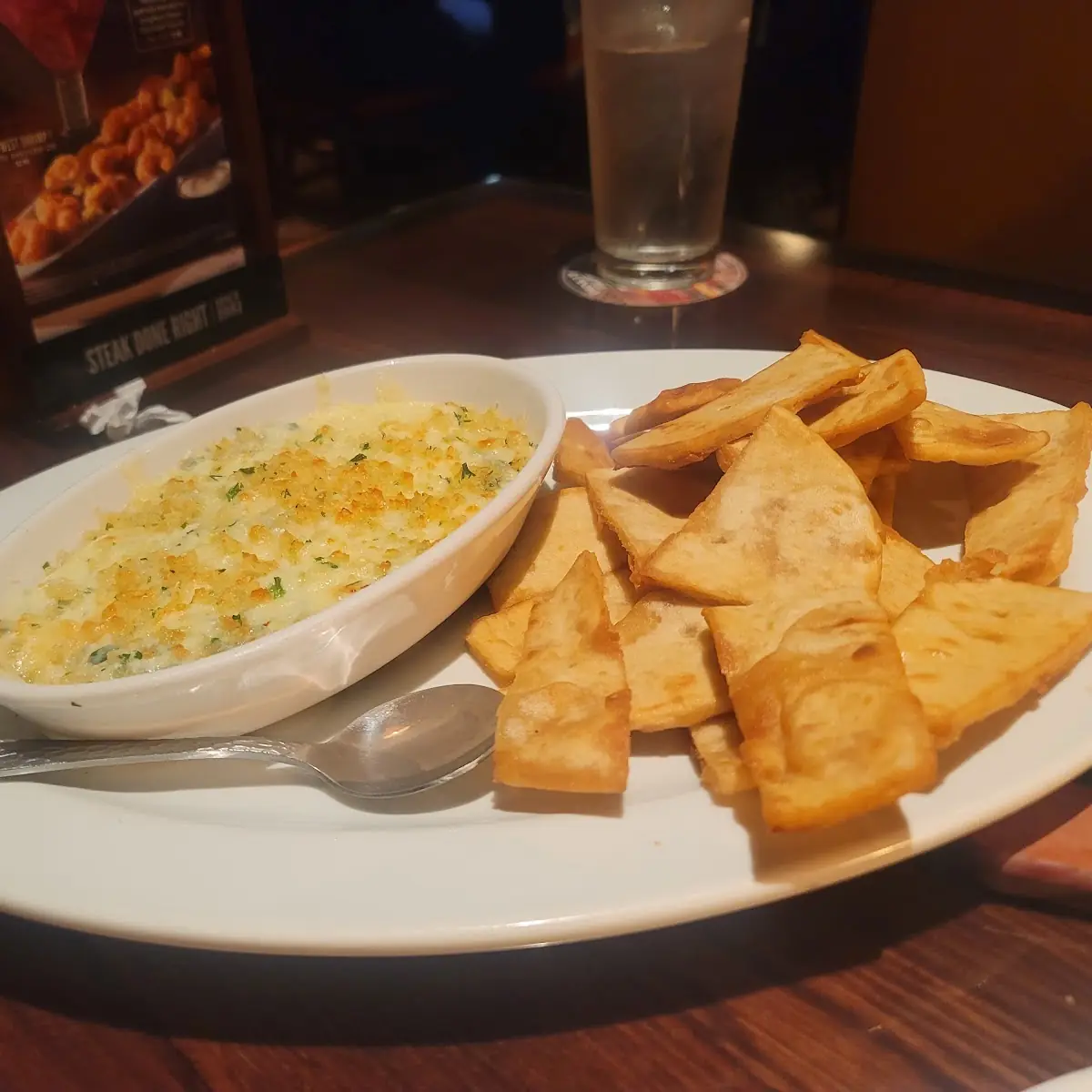 Parmesan Crusted Spinach Dip