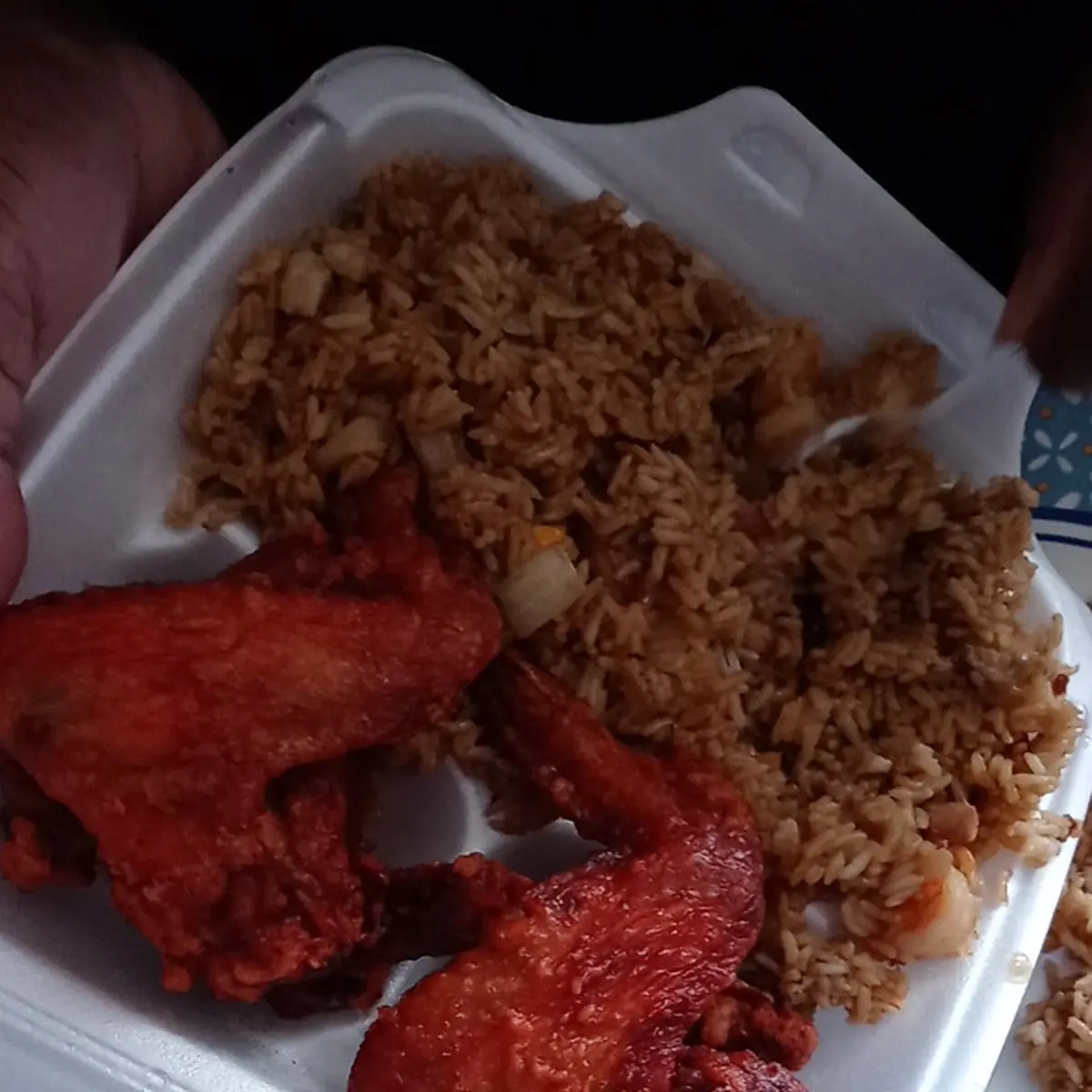 House Rice with 4 Wings