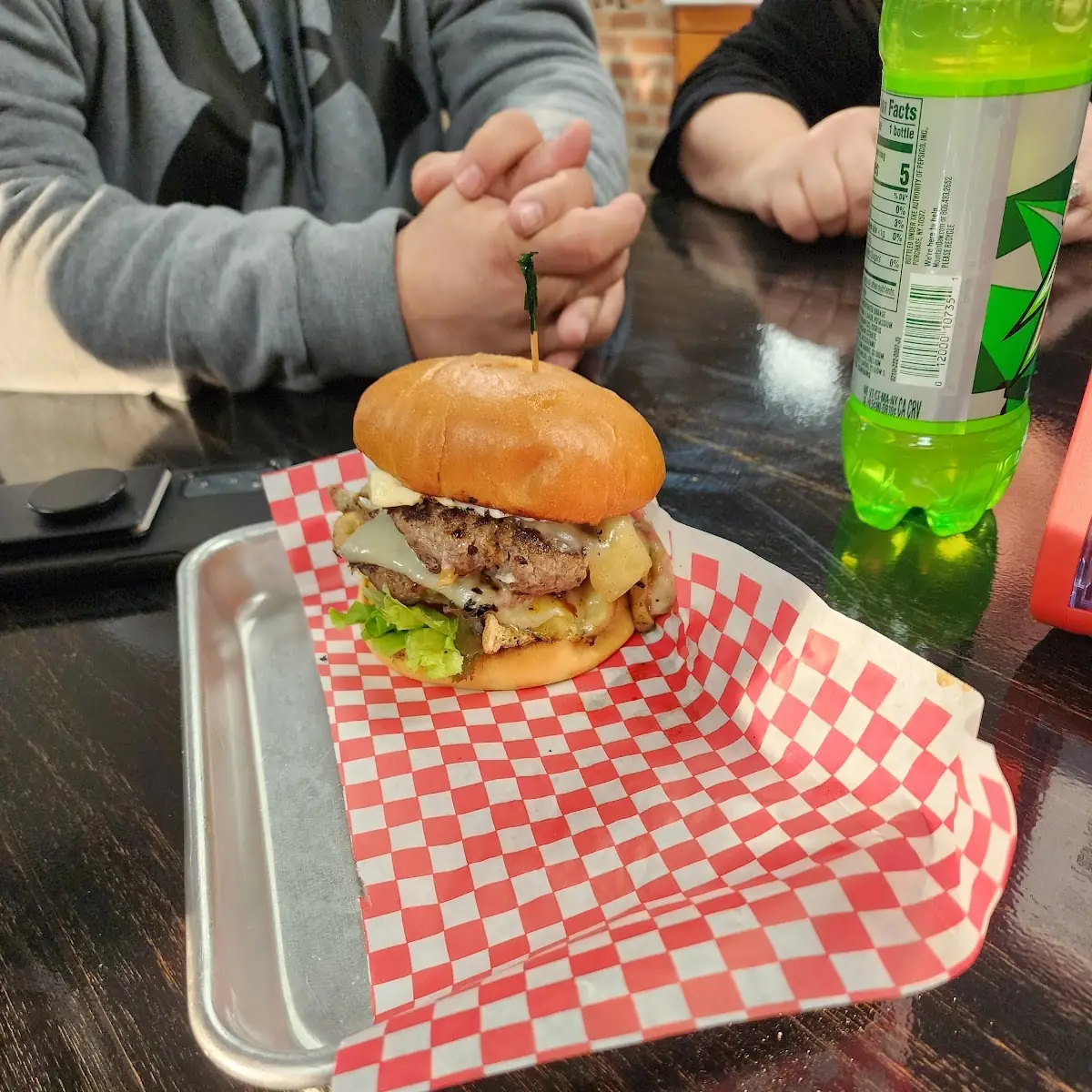 Mushroom Swiss Burger