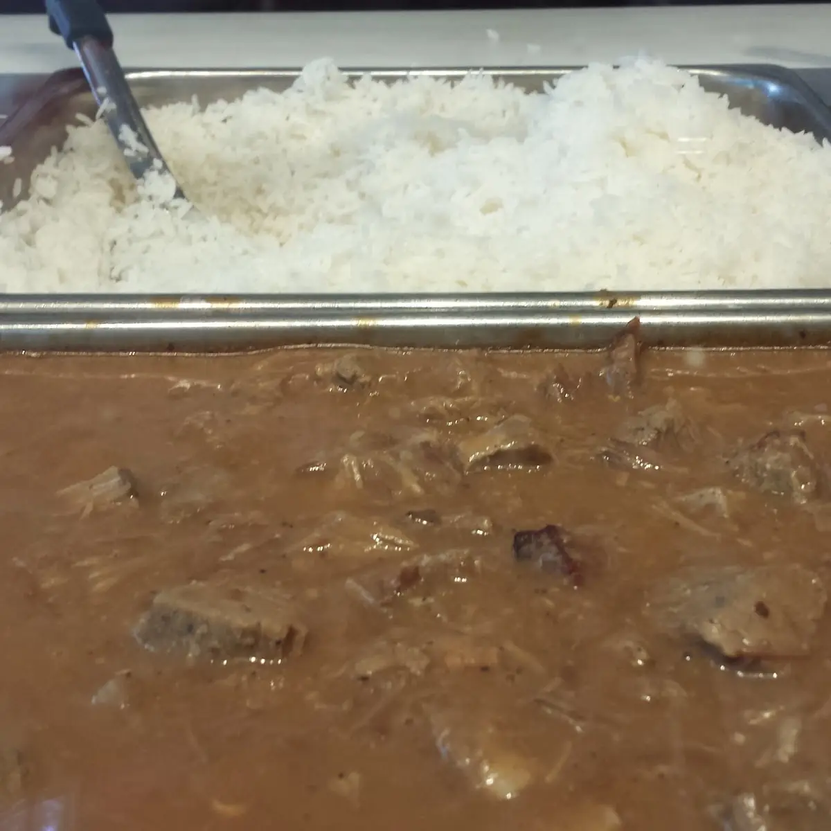 Beef Tips & Rice