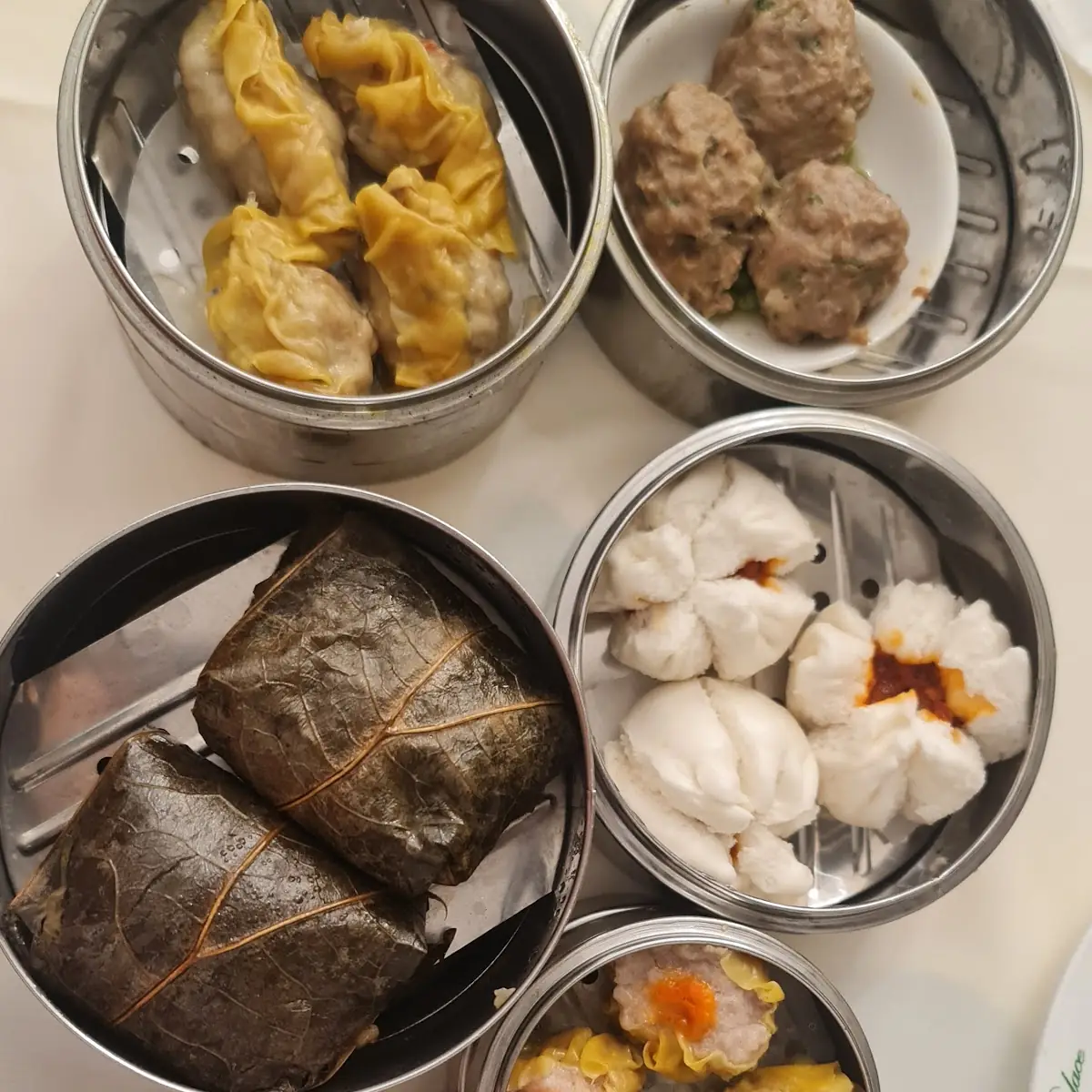 Steamed BBQ Pork Bun Shui Mai