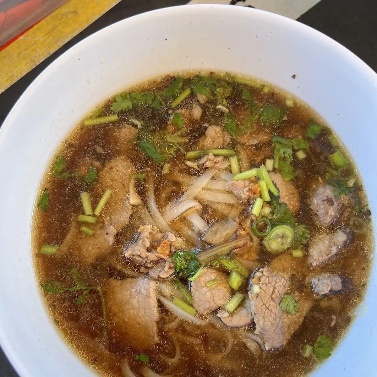 Rice Noodle Beef Soup