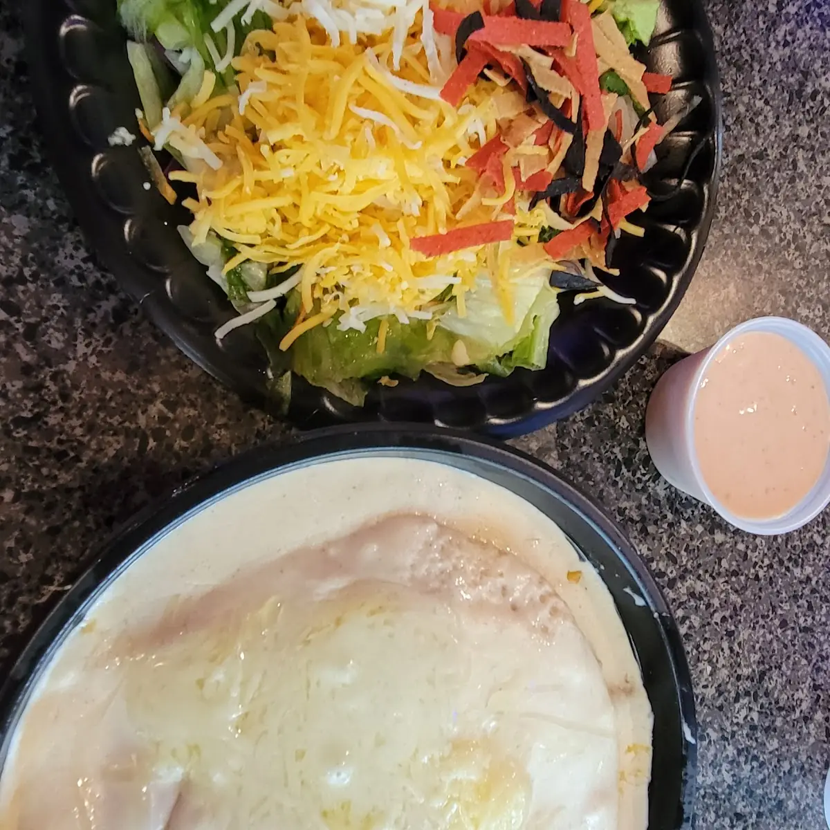 Mexican Lasagna and Side Salad