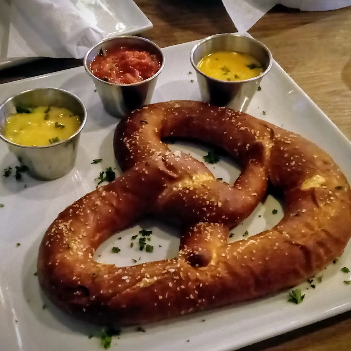Parmesan Soft Pretzel