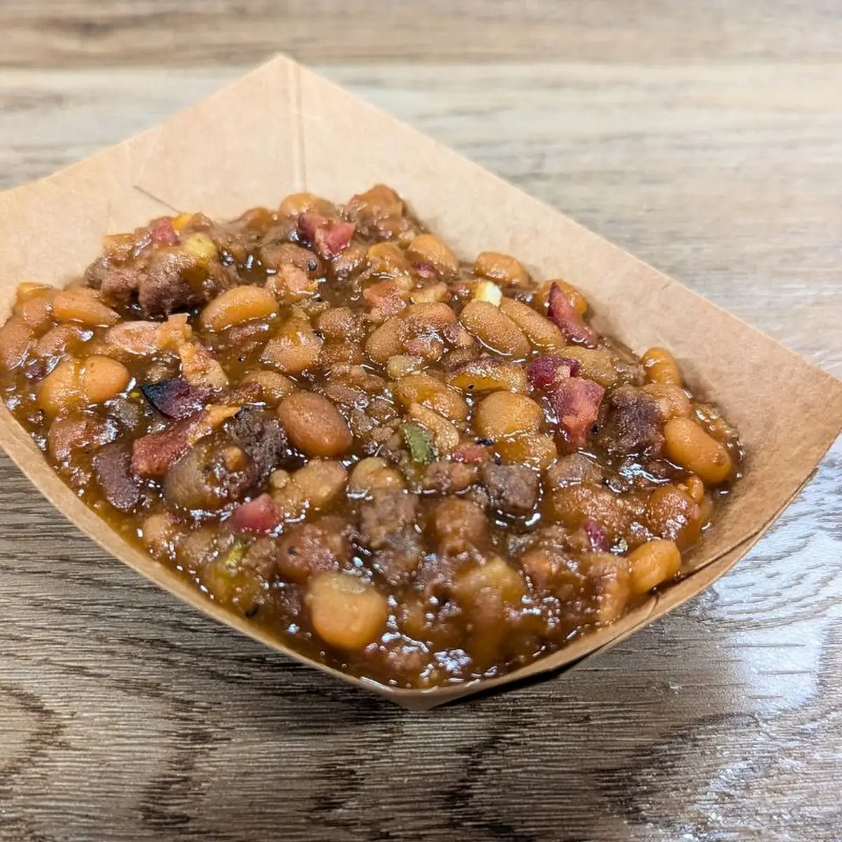 Meaty Baked Beans