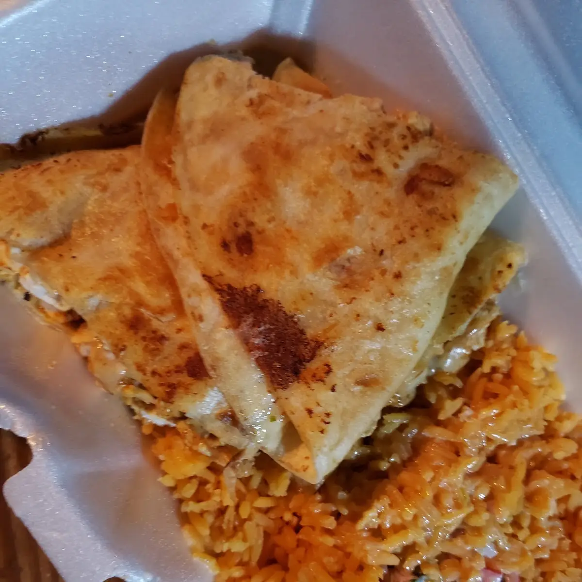 Chicken Quesadilla Plate